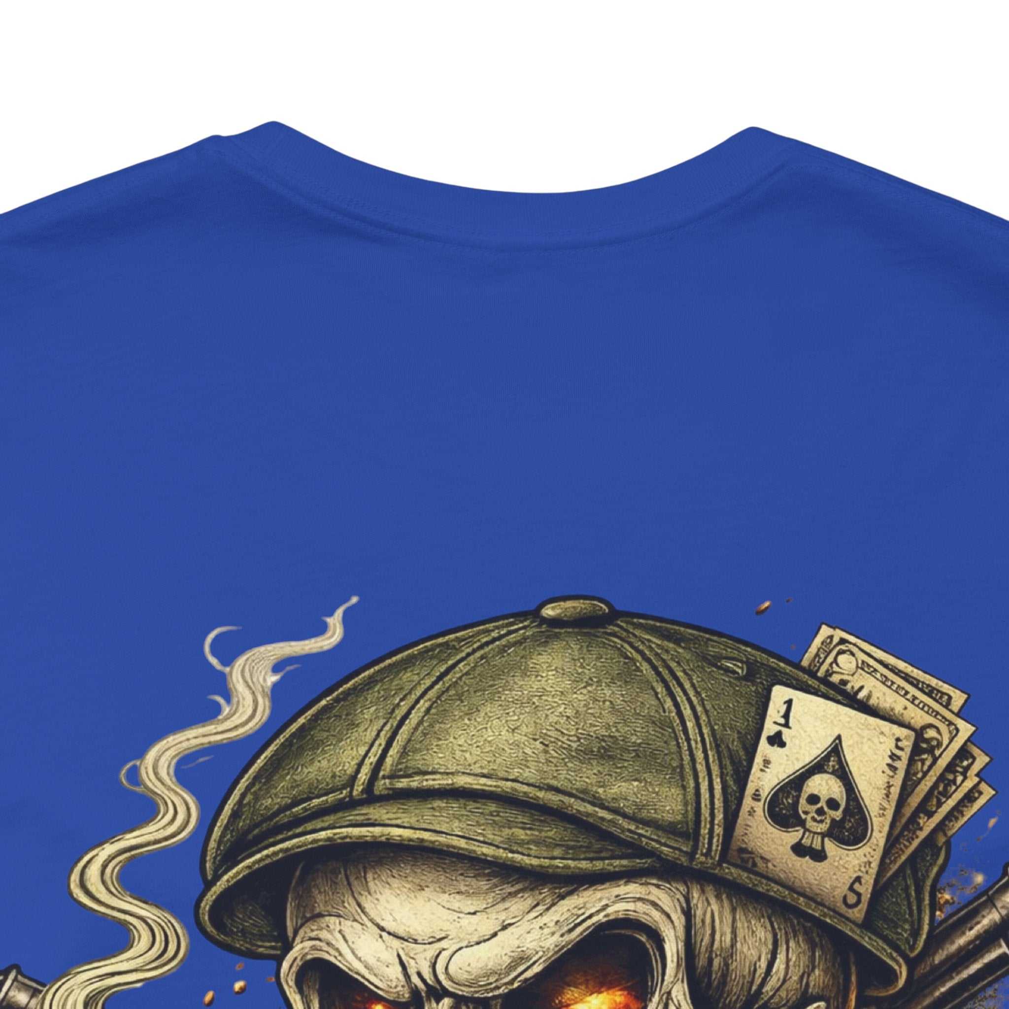 Skull Cigar Tee — "Ain't Done Yet" Vintage Biker T-Shirt