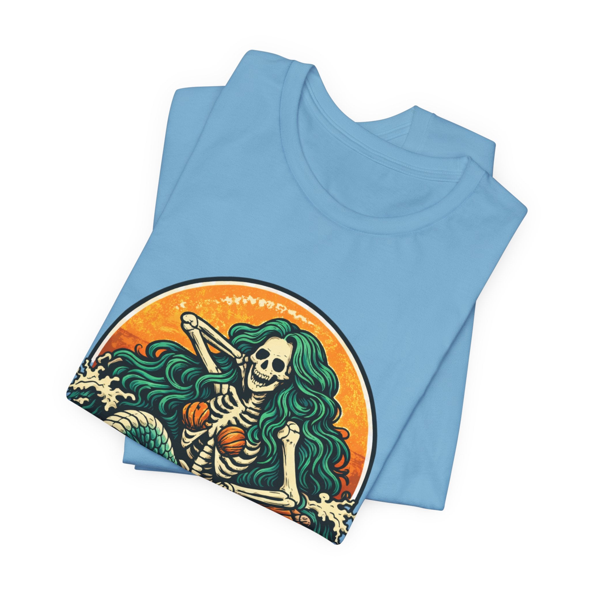 Stay Unfkwtbl Mermaid Skeleton T-Shirt