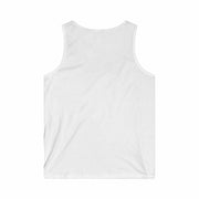 White men's seamless Patriotic Heroes Tank Top made of soft, breathable fabric for casual summer wear and military appreciation events.