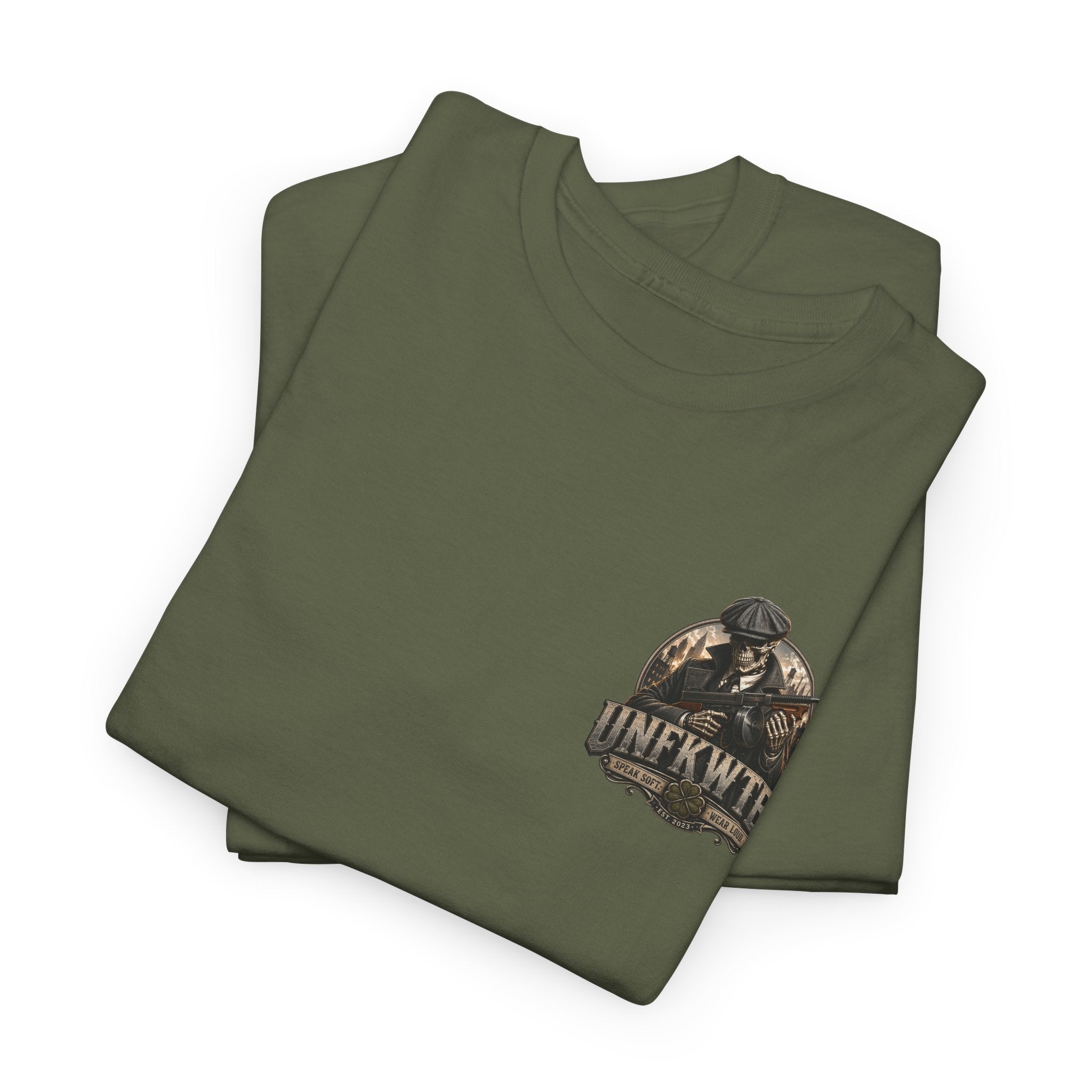 Peaky Blinders-Inspired Graphic Tee — Vintage Gangster Poster Design