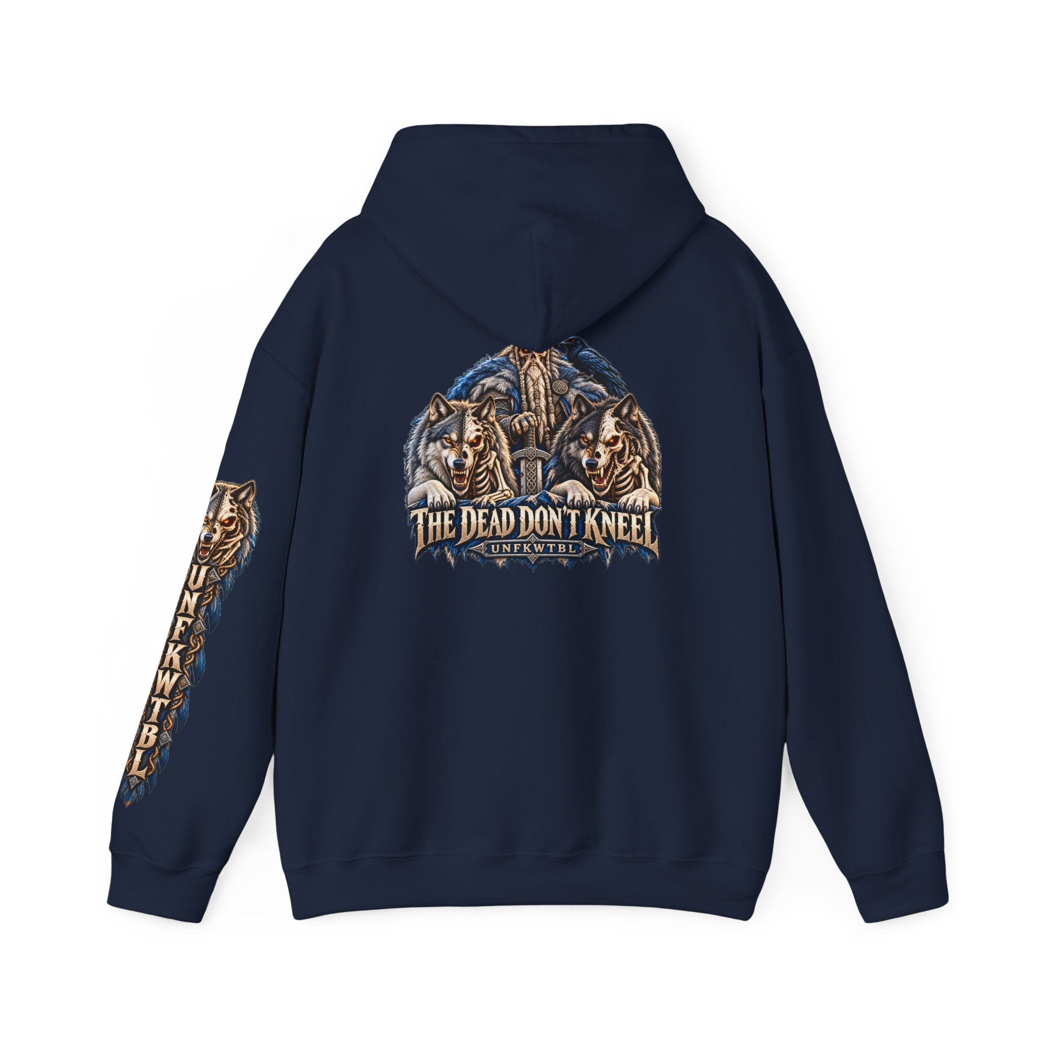 The Dead Don’t Kneel Wolf Hoodie | UNFKWTBL