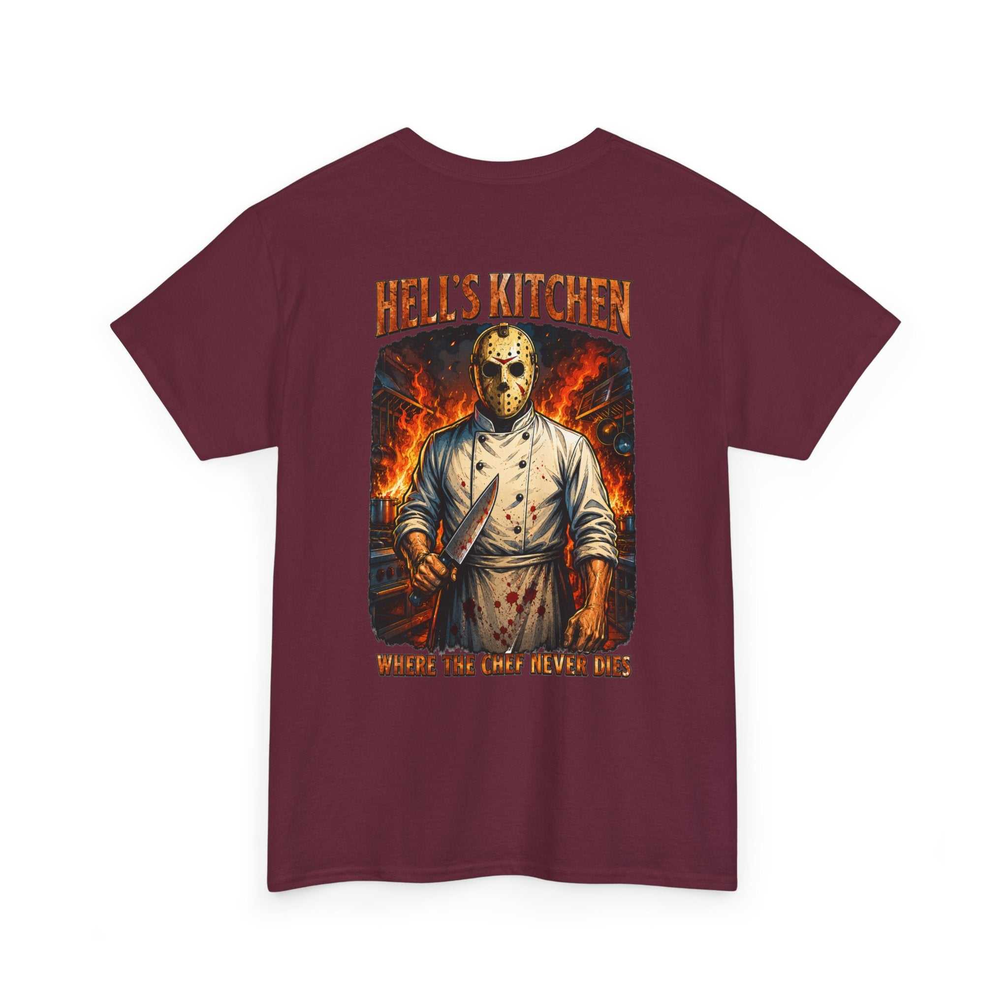Hell's Kitchen Chef Tee — Horror Jason Mask Cook Shirt
