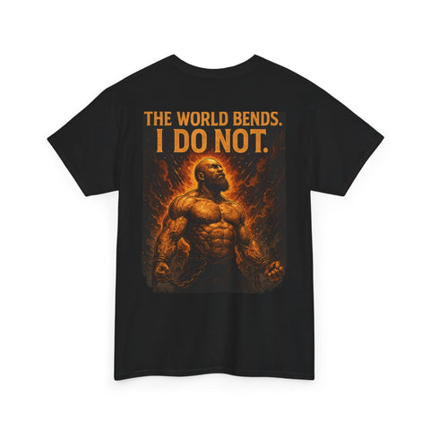 Atlas The World Bends Unisex Tee - Power of Mind and Soul Design