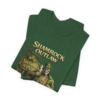 Shamrock Outlaw Tee — Vintage Irish Pub St. Patrick’s Day T‑Shirt