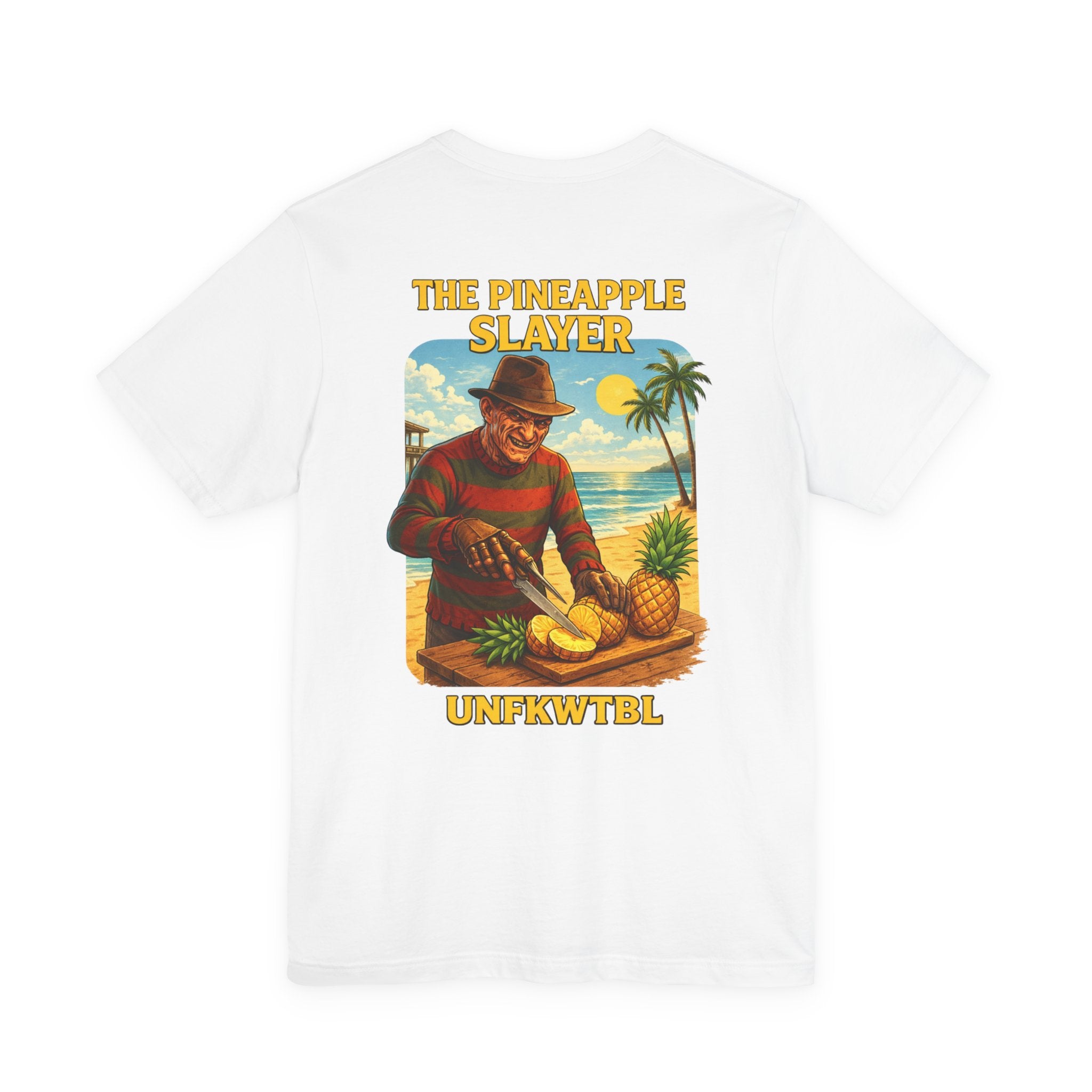 The Pineapple Slayer Tee — Graphic Horror Tropical T‑Shirt