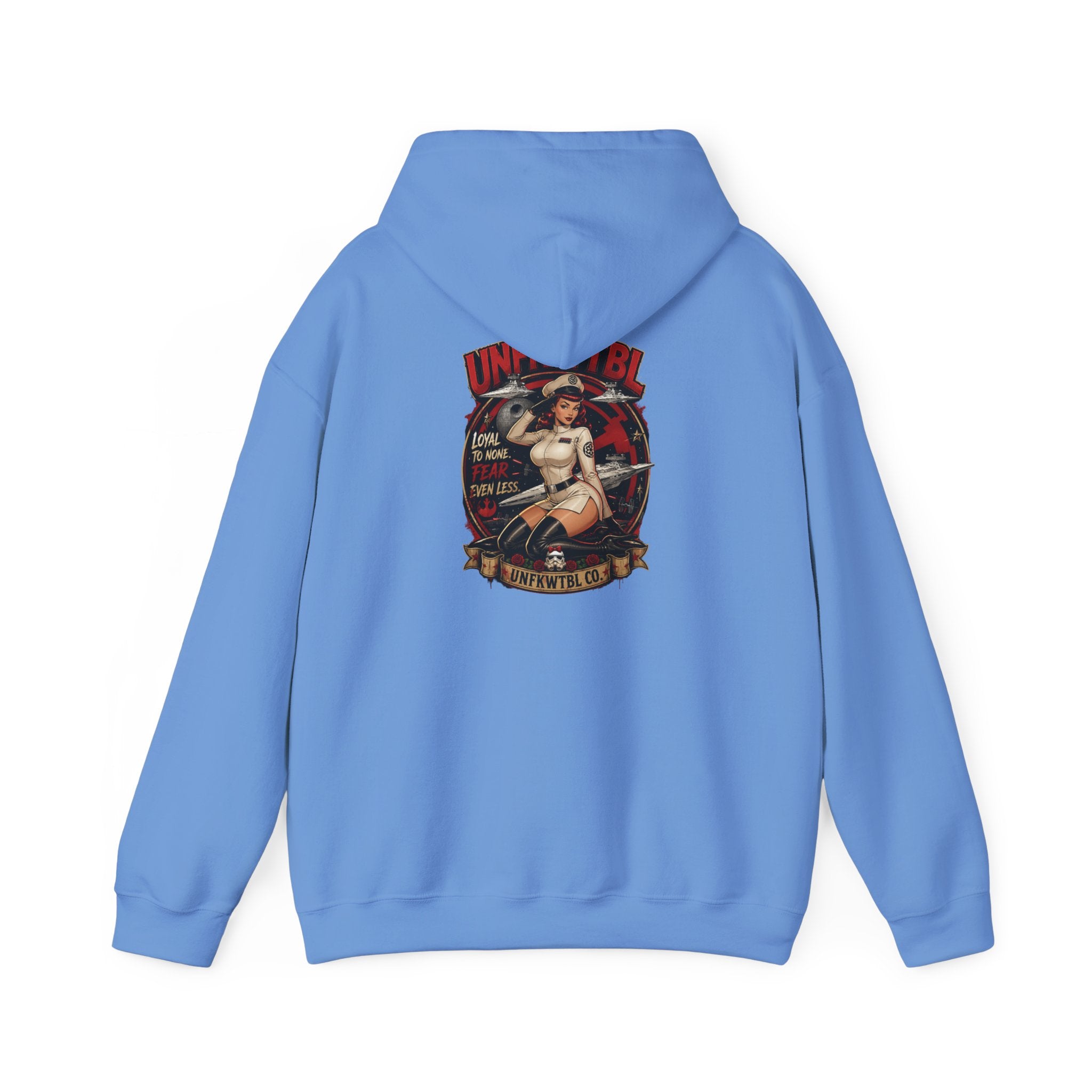 Pinup Nurse Graphic Hoodie – Vintage Tattoo Style Medical Crewneck