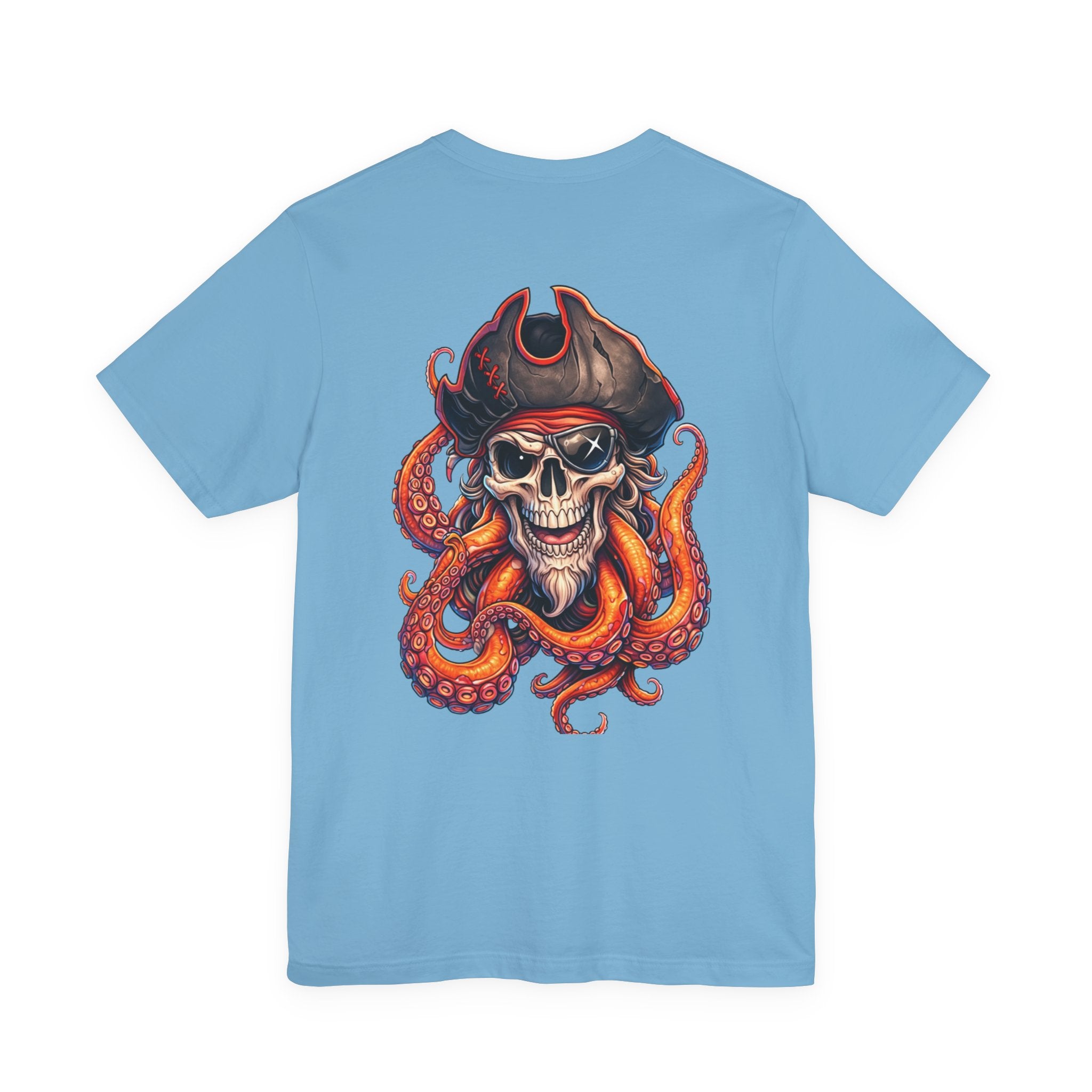 Pirate Skull & Octopus T-Shirt — Nautical Skull Pirate Tee