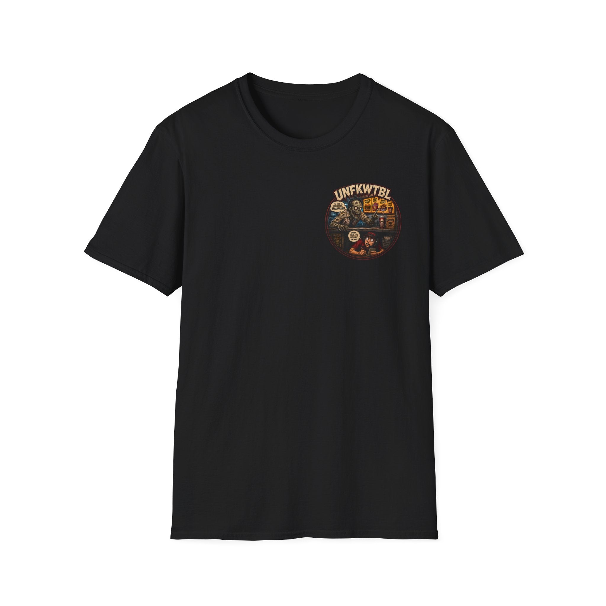 Vintage T-Shirt — "Zombie Wants Fast Food" Band Graphic