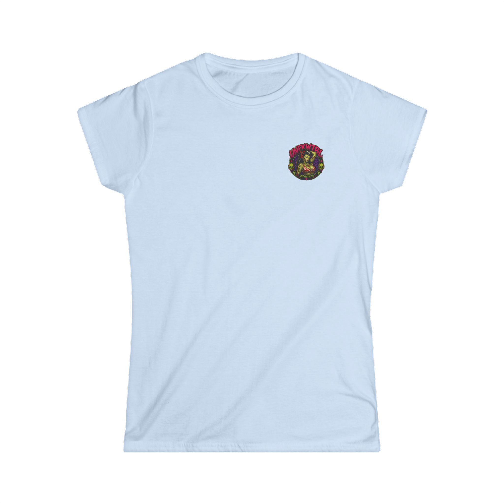 Zombie pinupWomen’s Tee - Classic White Softstyle Crewneck