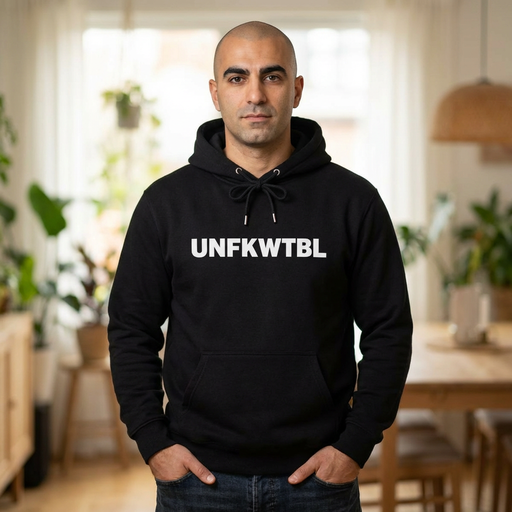 Hoodie — 'UNFKWTBL' Front + Celtic Viking Axe Back Graphic Hoodie