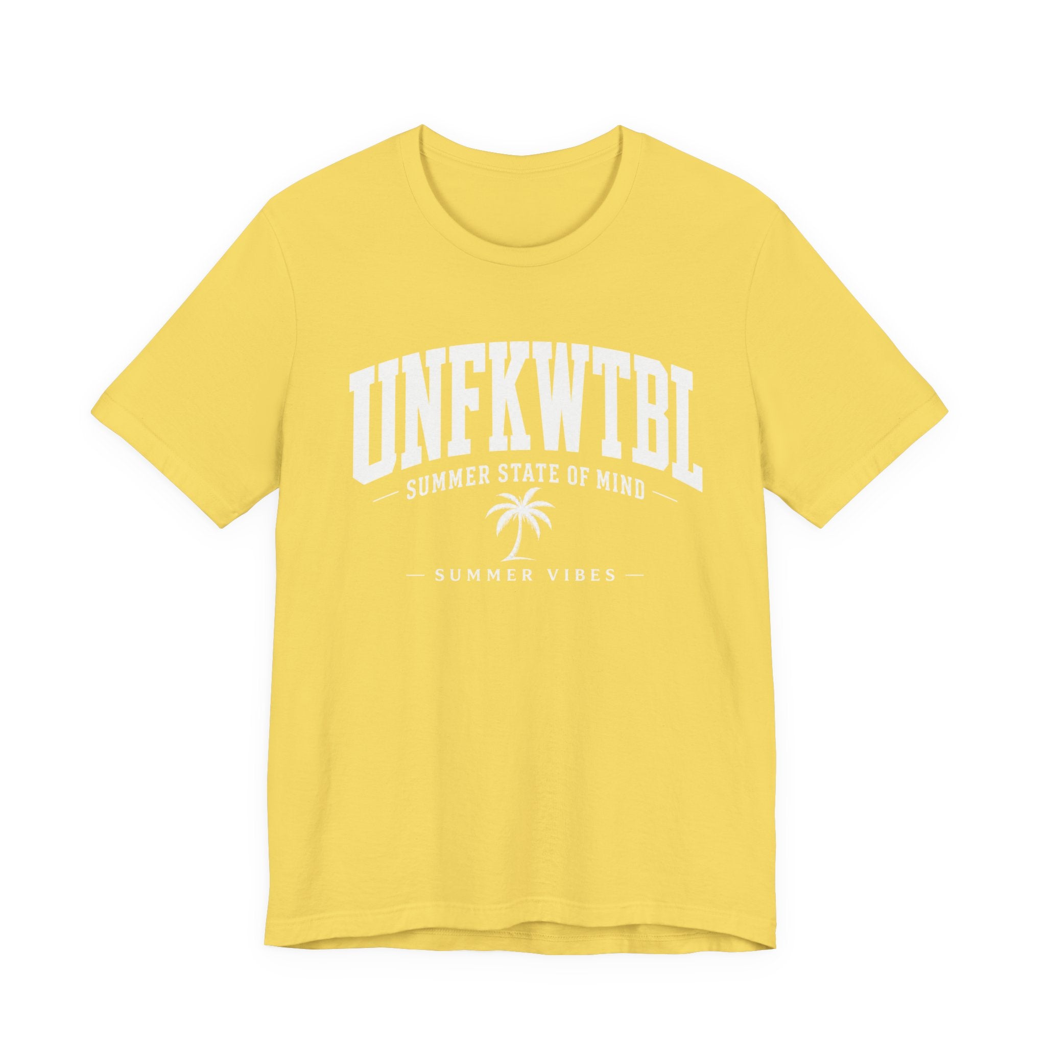 Summer Vibes Tee — "UNFKWTBL" Palm Graphic Shirt