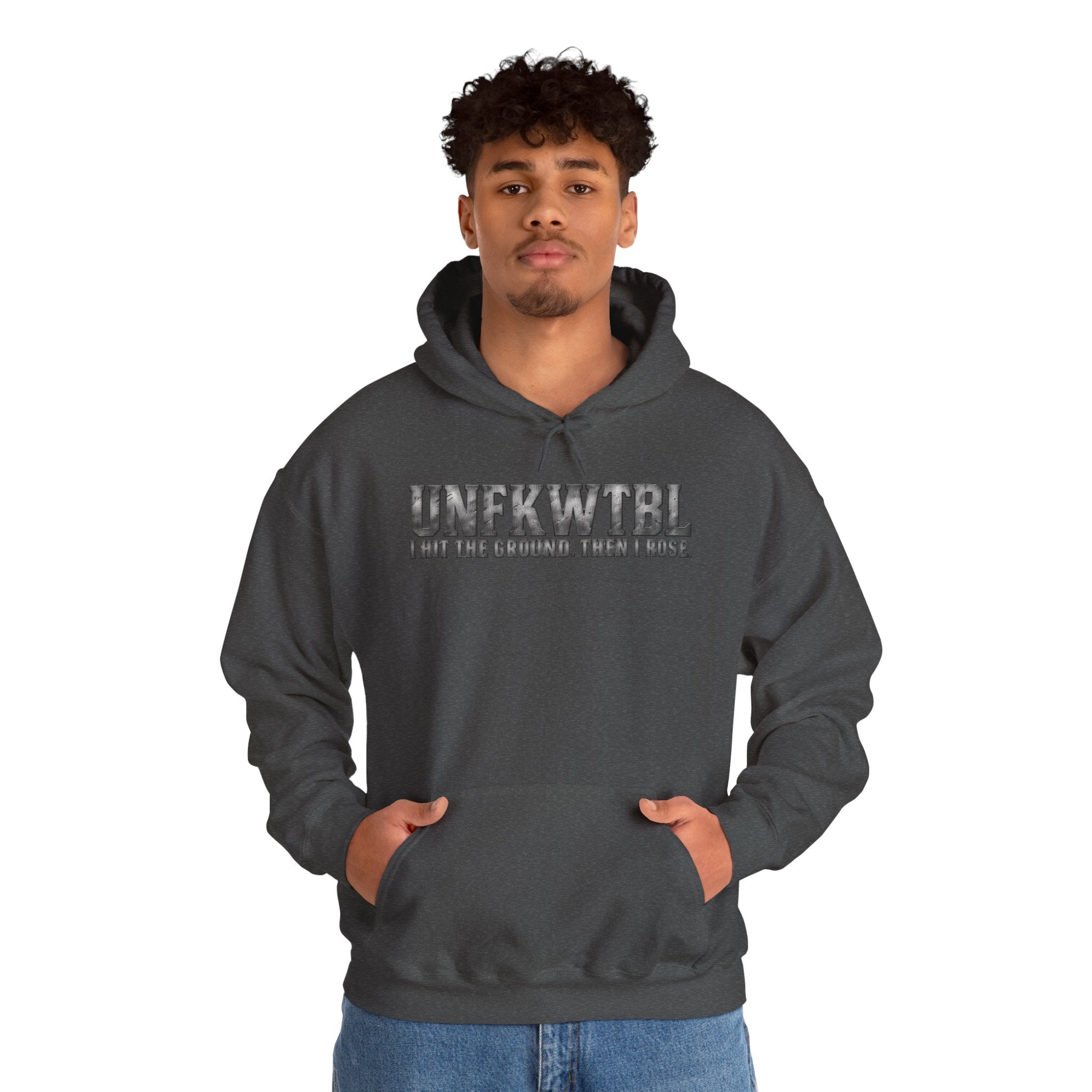 Hoodie — UNFKWTBL "I Beat The Odds" Vintage College Style