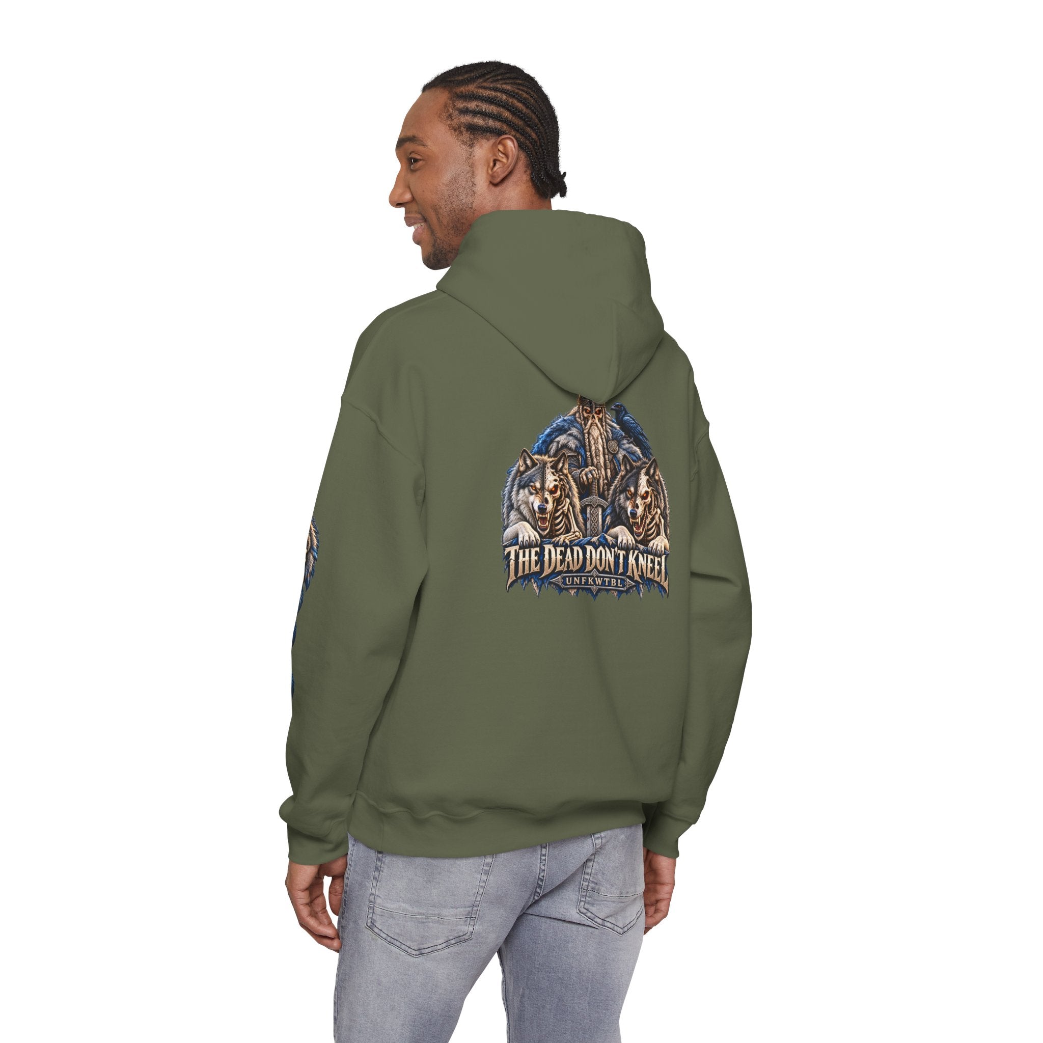 The Dead Don’t Kneel Wolf Hoodie | UNFKWTBL