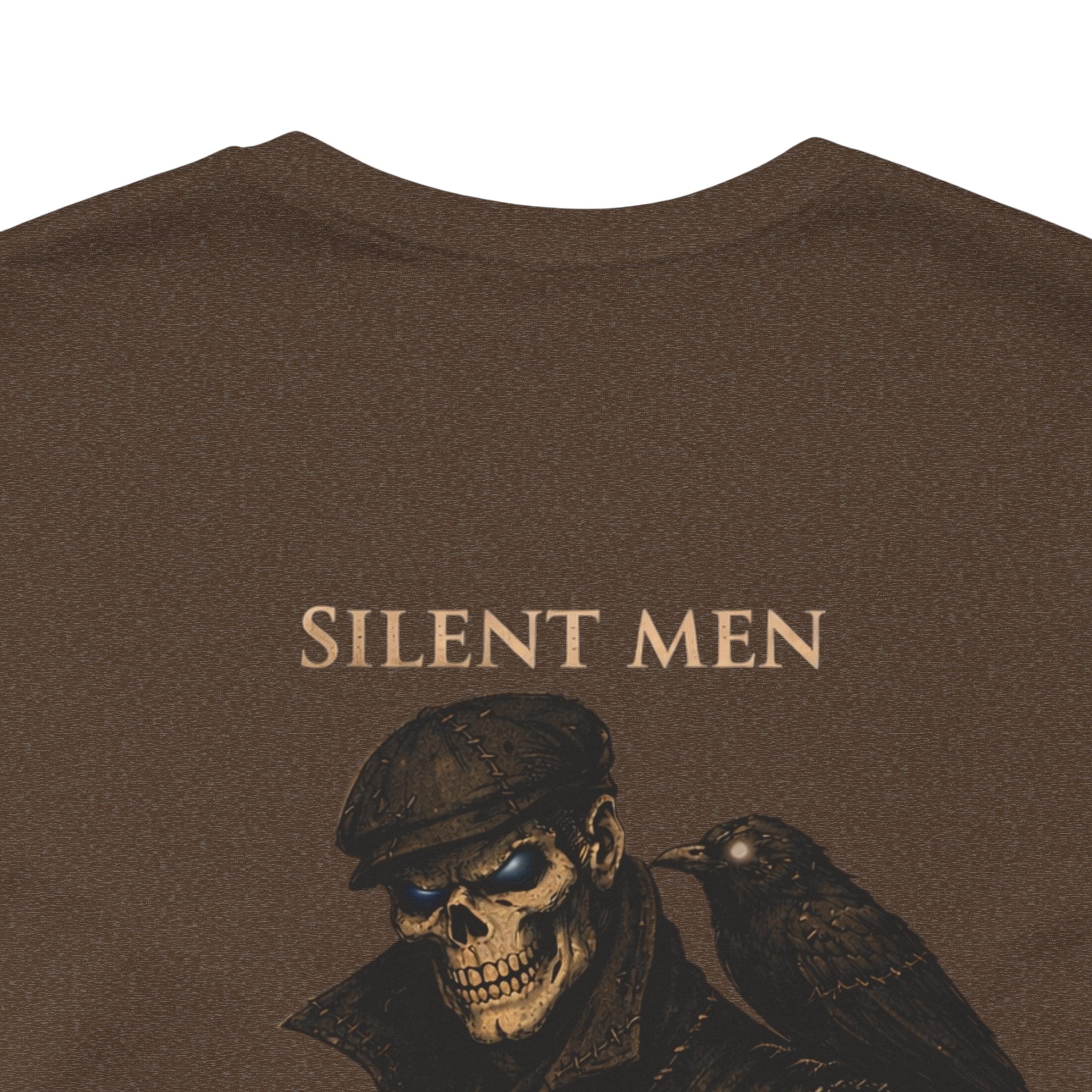 Silent Men Skull Rider Tee — 'Silent Men They Decide' Graphic T-Shirt