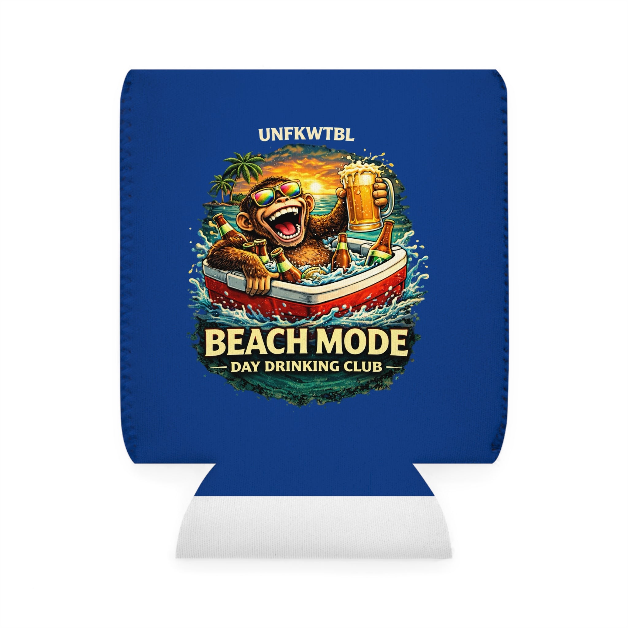 Can Cooler Sleeve — 'Beach Mode Day Drinking Club' / 'Boat Drinks Hit Different'