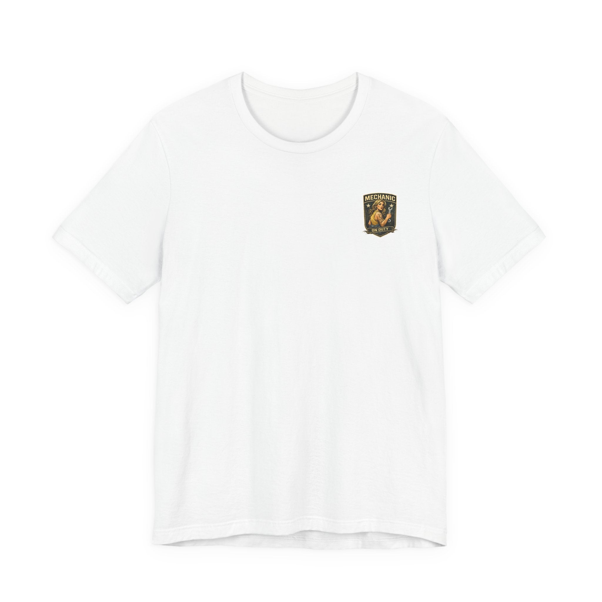Mechanic On Duty Motorcycle Tee — Pinup Garage Vintage T-Shirt