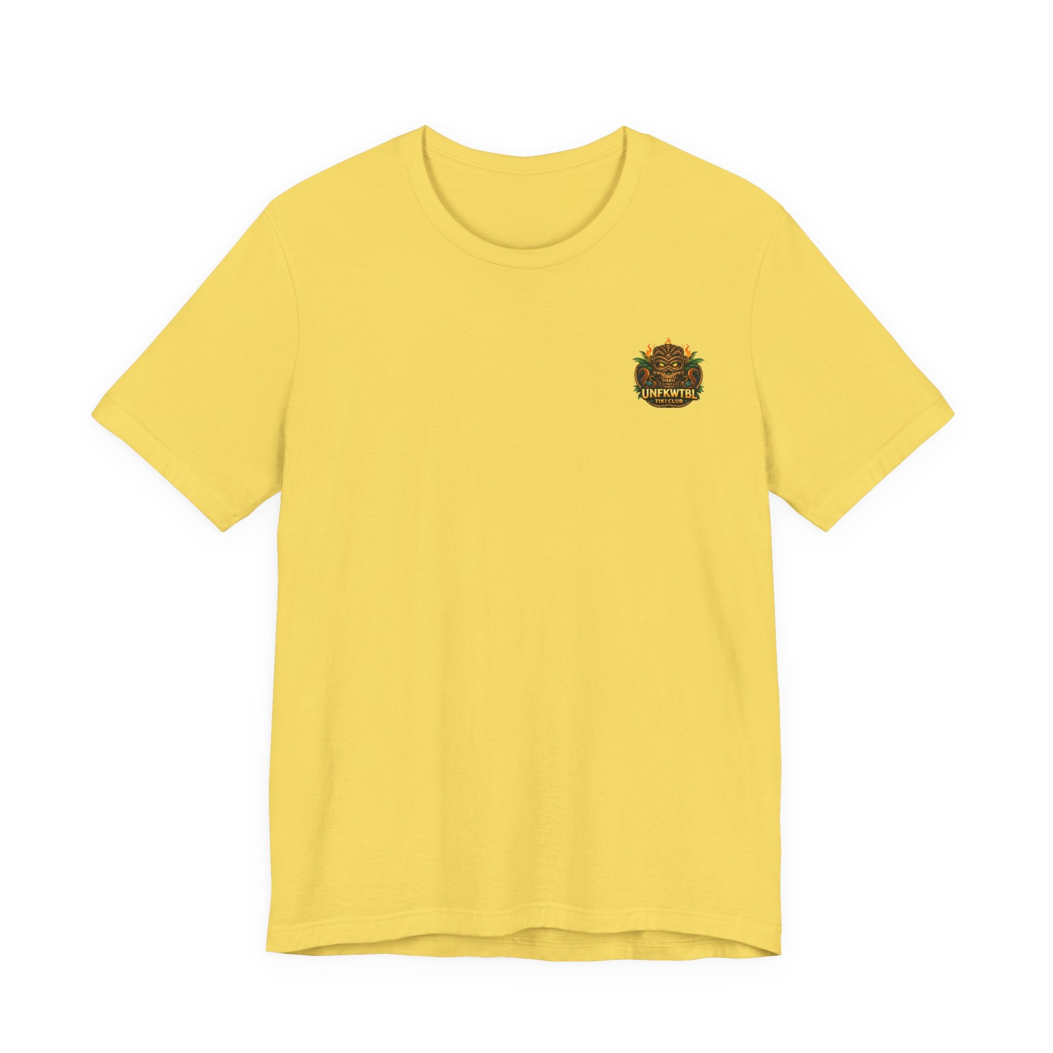 Hawaiian Hula Mermaid T‑Shirt — "Drink Hard Stay Unfwktbl" Tropical Bar Tee