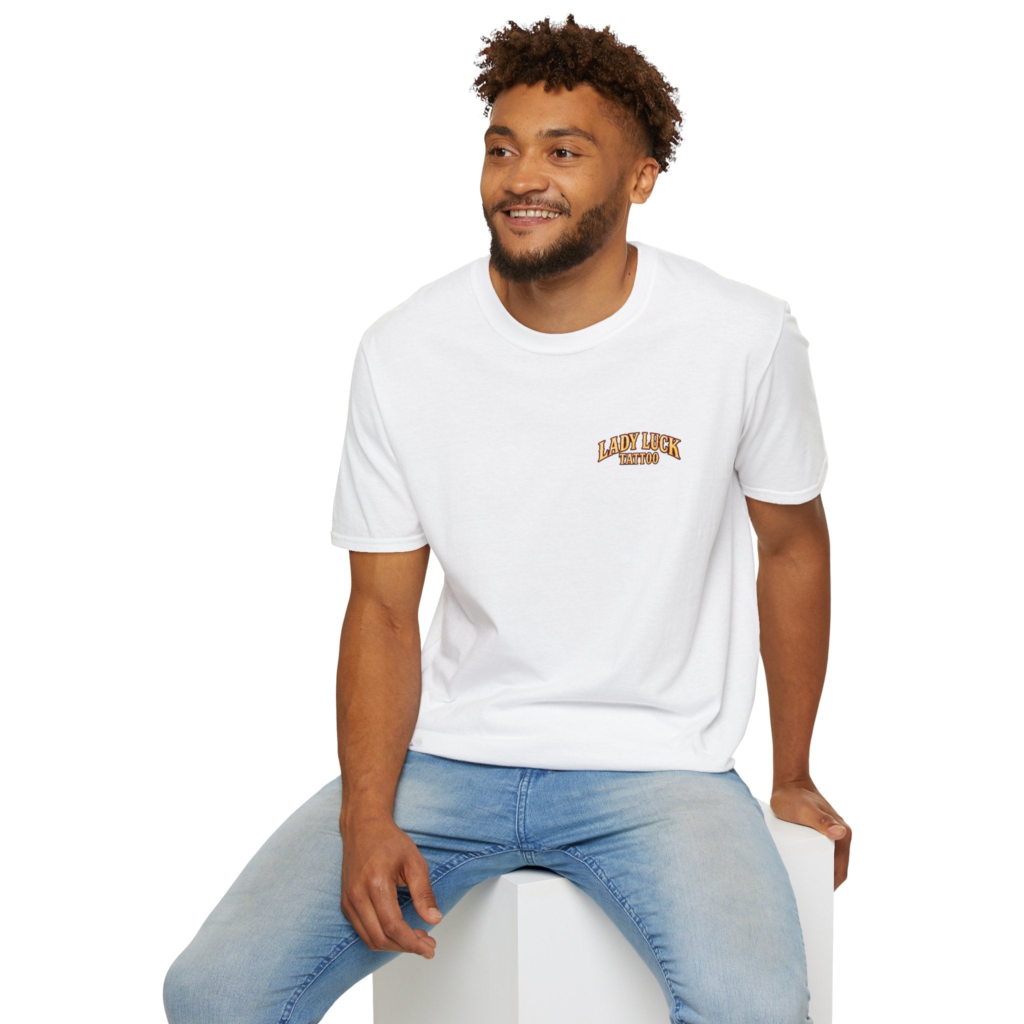 Lady Luck Tattoo Fortune Favors the Fearless Tee
