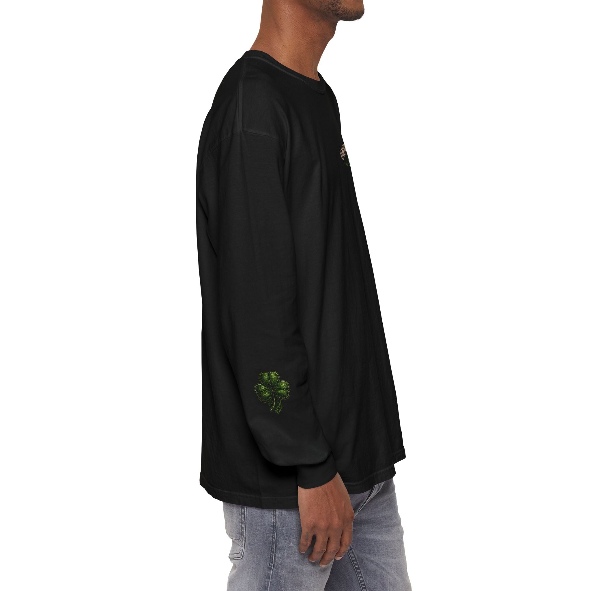 Skull & Flags Long Sleeve T-Shirt — Loyalty Honor Family Freedom