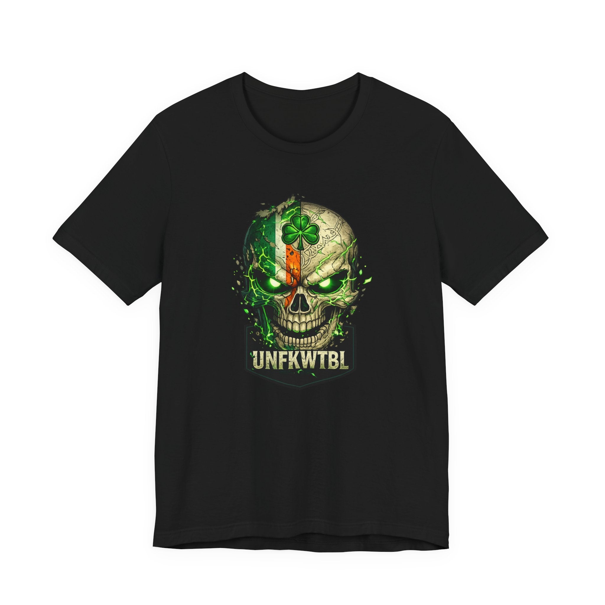 Skull & Shamrock T-Shirt — UNFKWTBL Irish Lucky Skull Tee