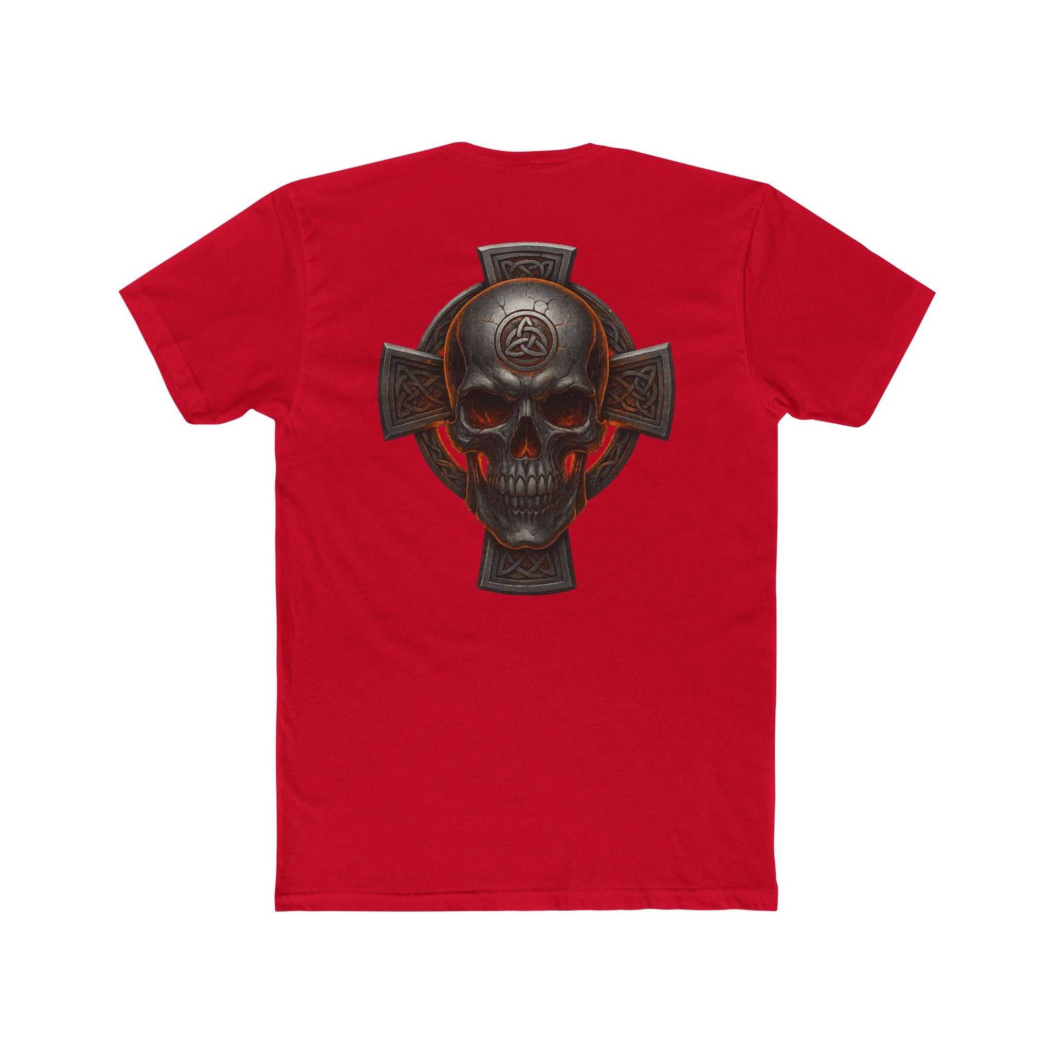 Skull Crossback T‑Shirt — Gothic Skull Emblem Tee