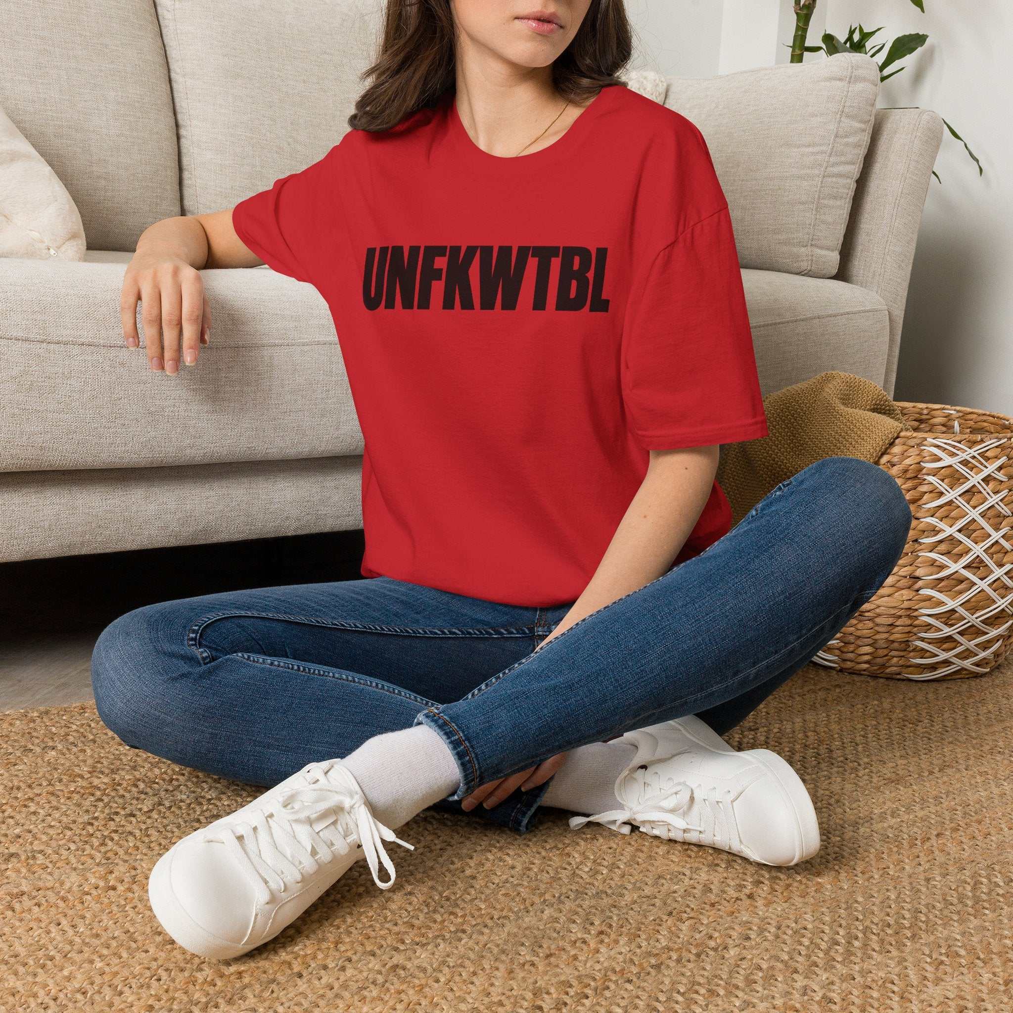 T‑Shirt — UNFKWTBL Bold Graphic Tee (Aesthetic, Minimalist Statement Shirt)