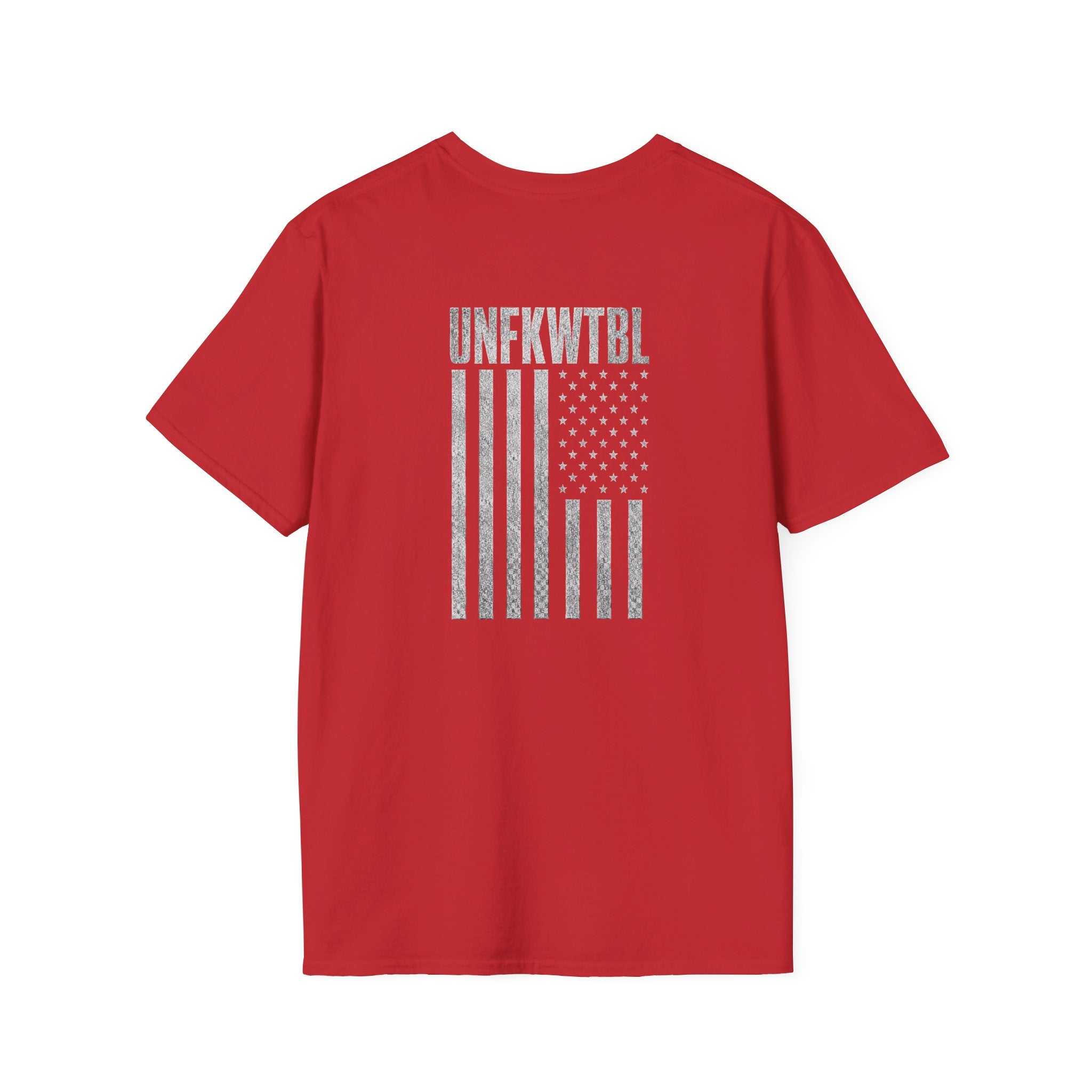 UNFKWTBL T-Shirt with bold distressed "Respect Few. Fear None." print on soft ring-spun cotton