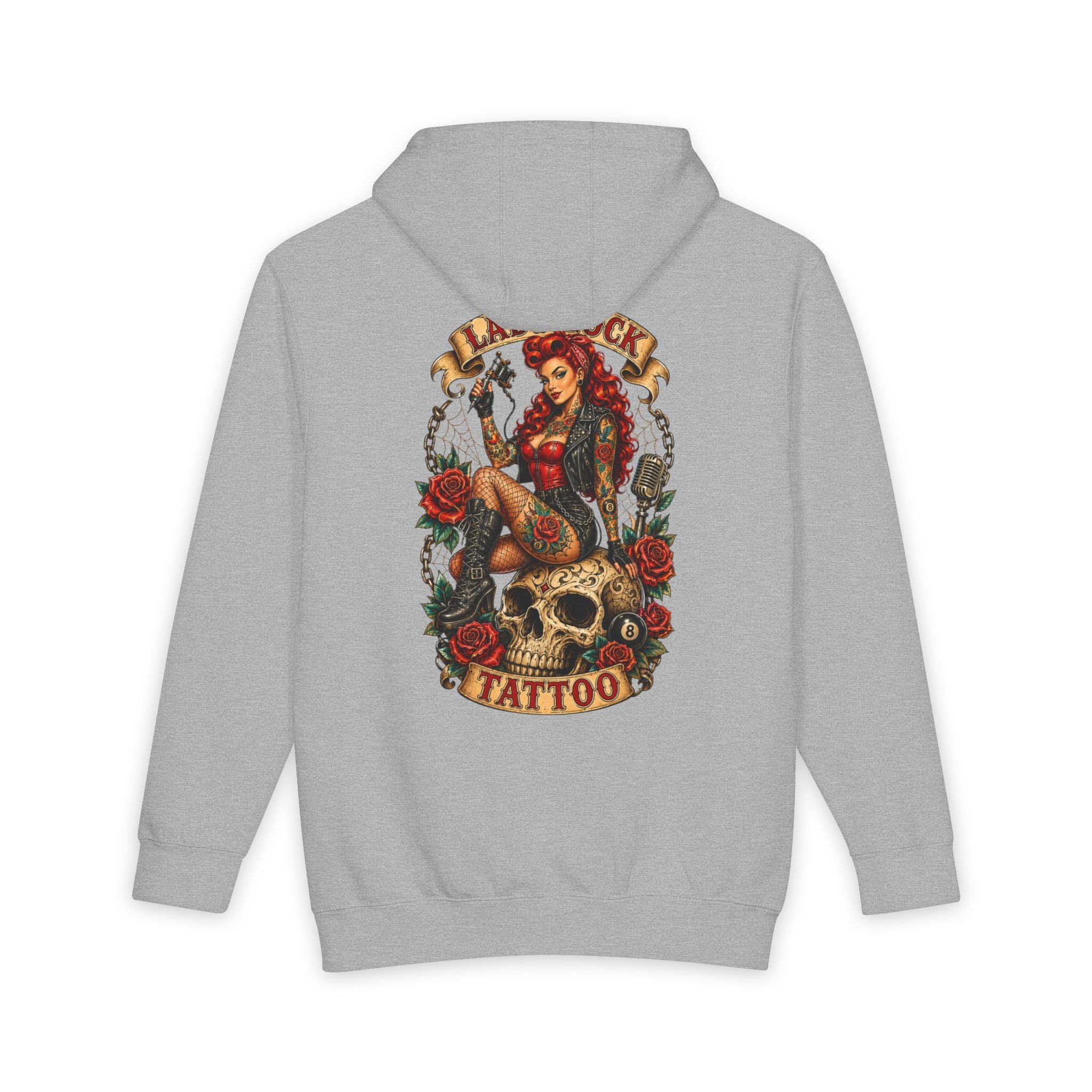 Lady Luck Tattoo Skull Queen Hoodie