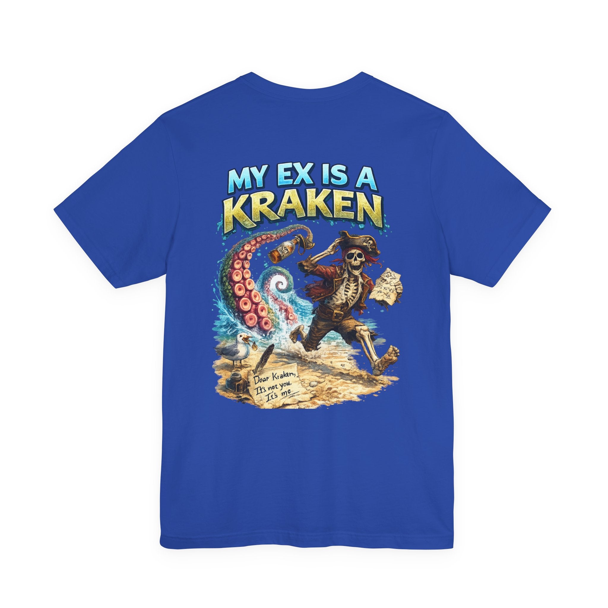 My Ex Is A Kraken Pirate T-Shirt — Funny Nautical Graphic Tee