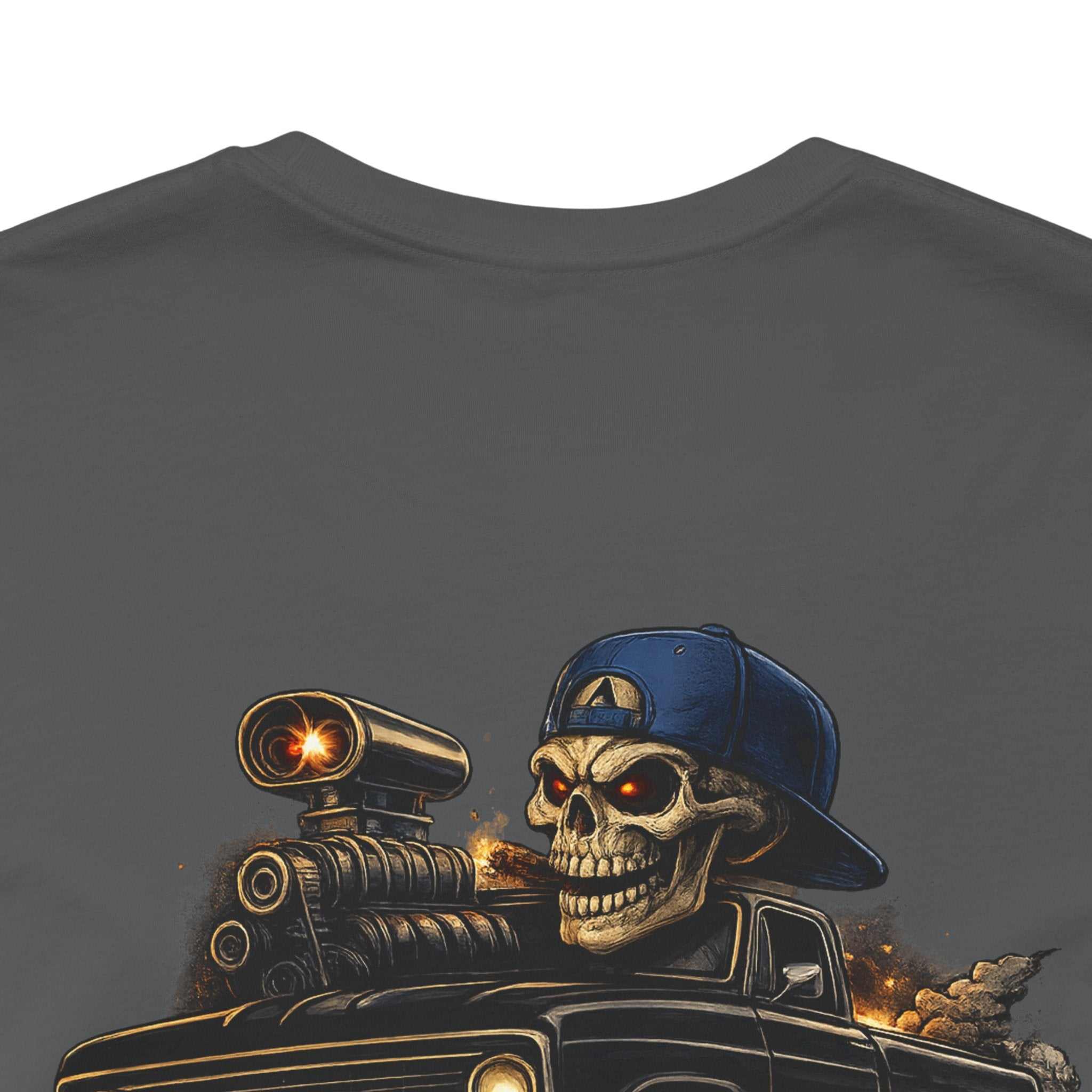 Midnight Trouble Skull Car Tee