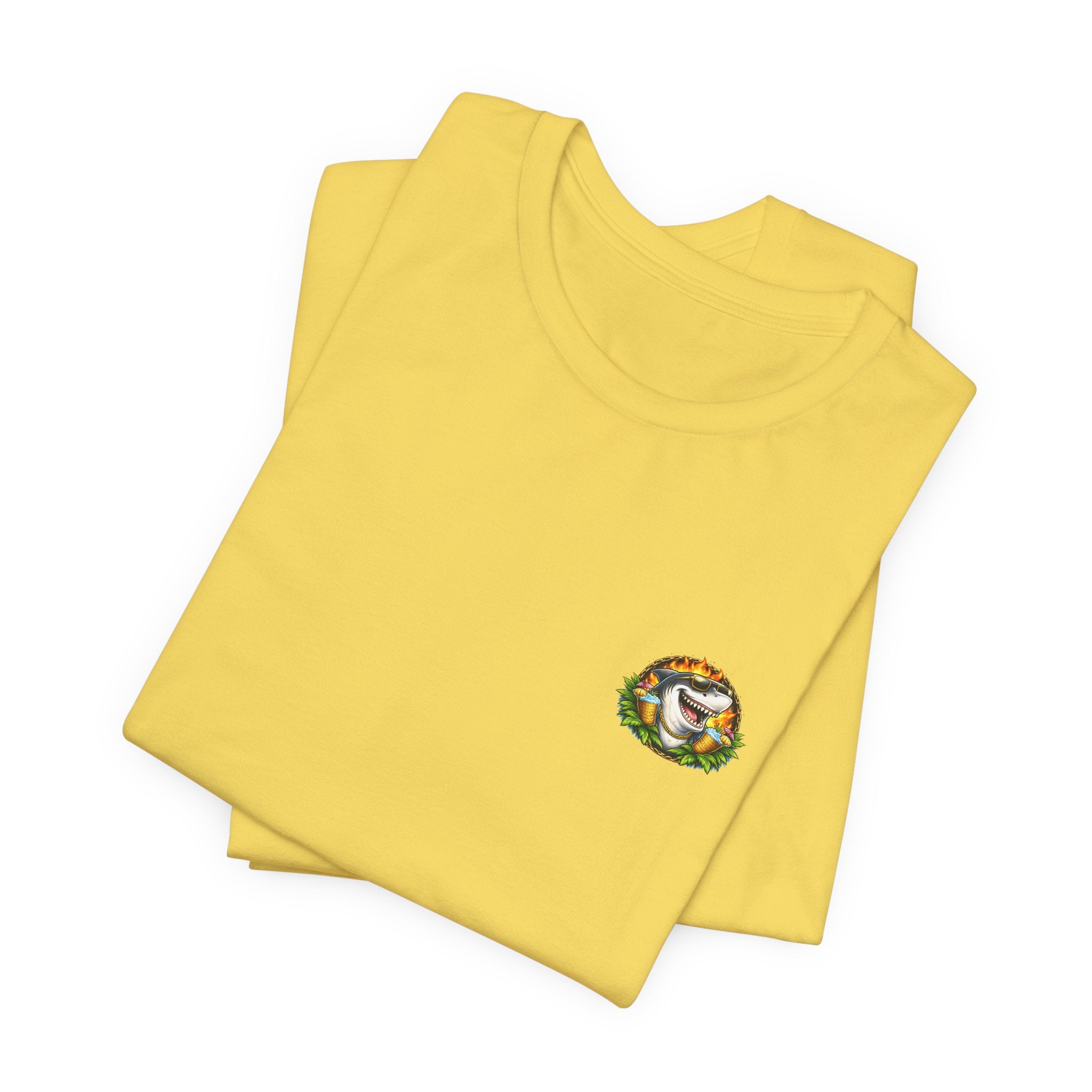 Dockside Delinquents Tee - Funny Shark & Pelican Graphic T-Shirt