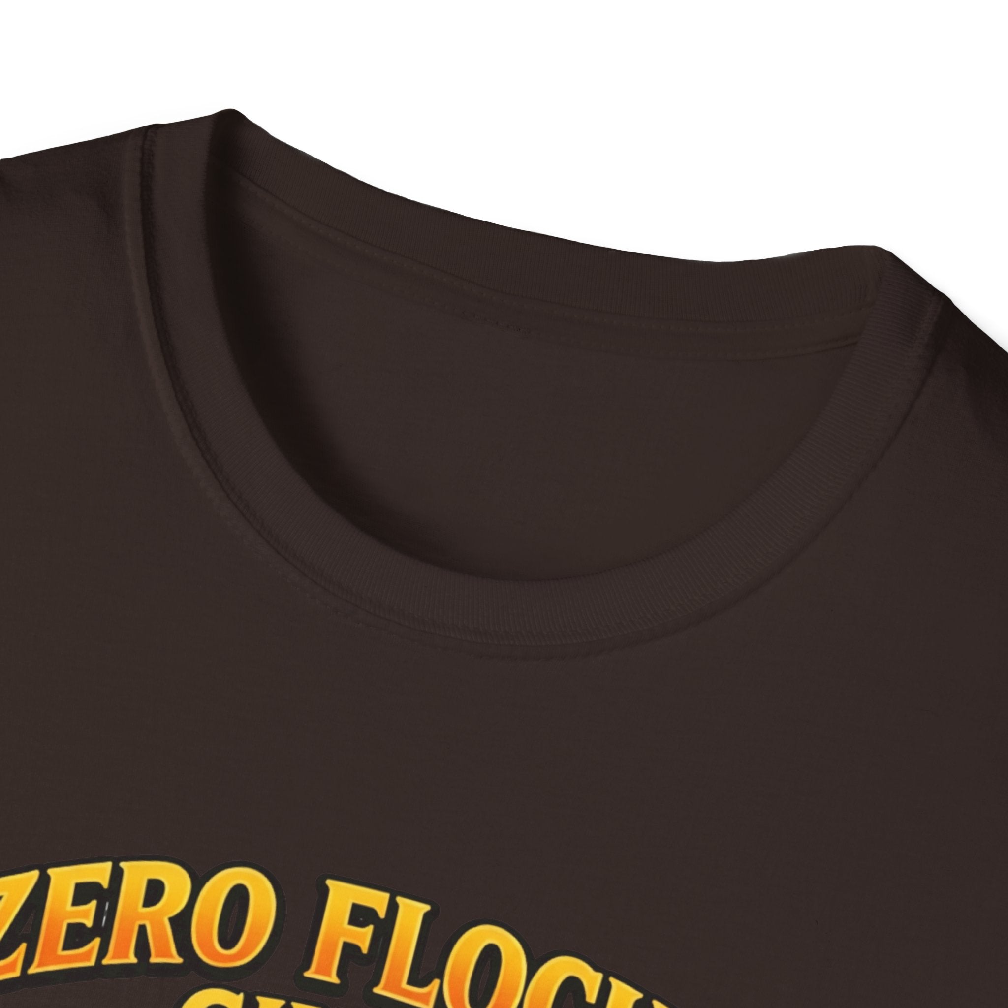 Halloween Skeletons T-Shirt - "Zero Flocks Given" Funny Spooky Tee