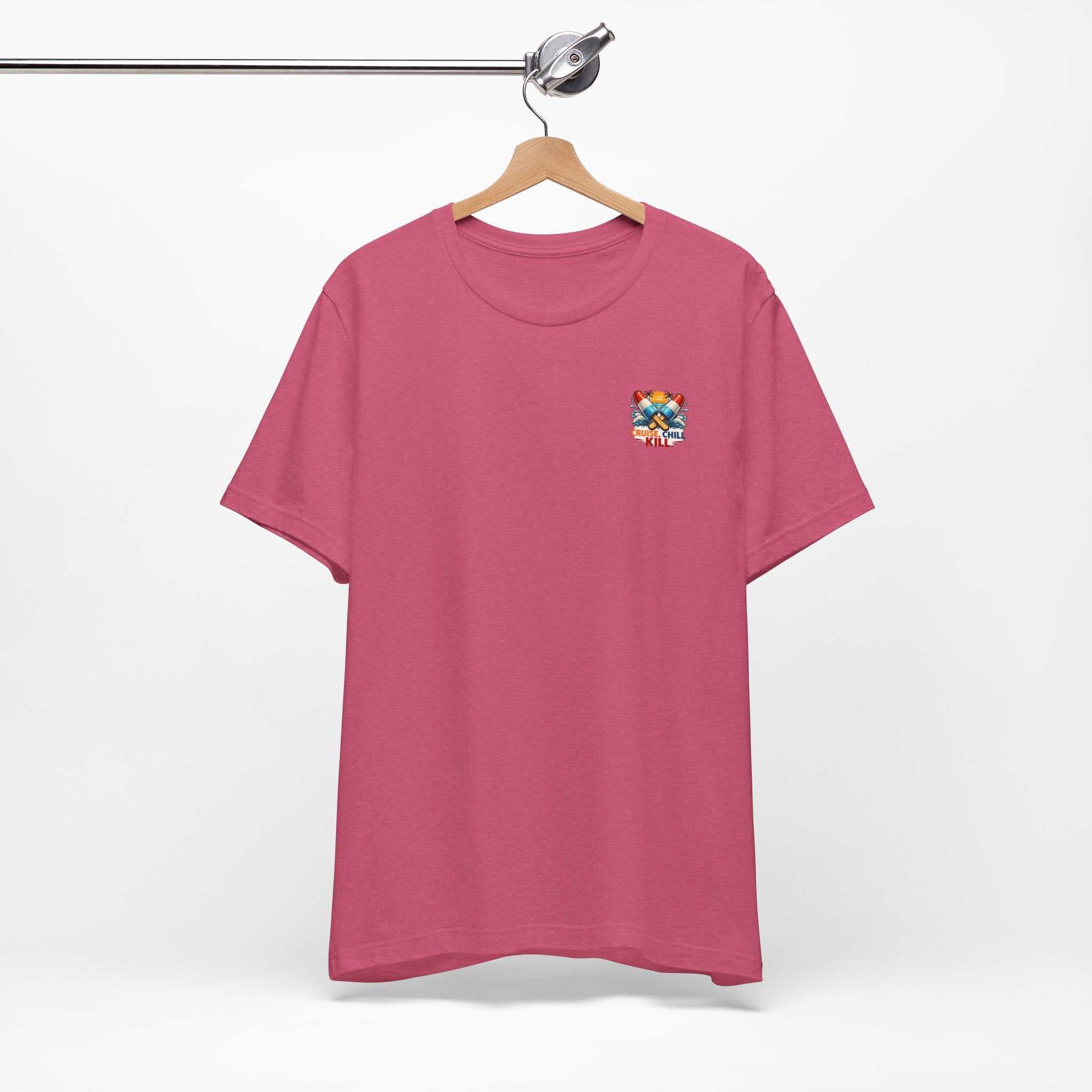 Surf or Die Michael Myers Beach Bike T‑Shirt — Retro Horror Summer Tee