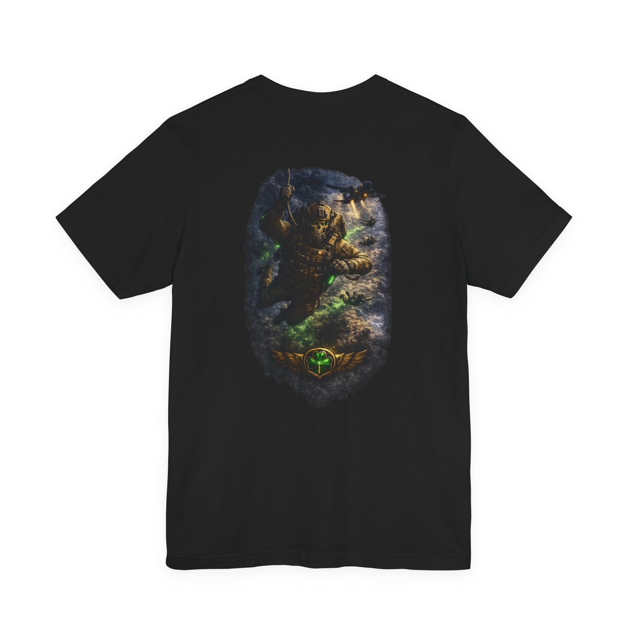 Reaper Halo Jumper Skull Graphic Tee — Deep Sea Vintage Dive Shirt