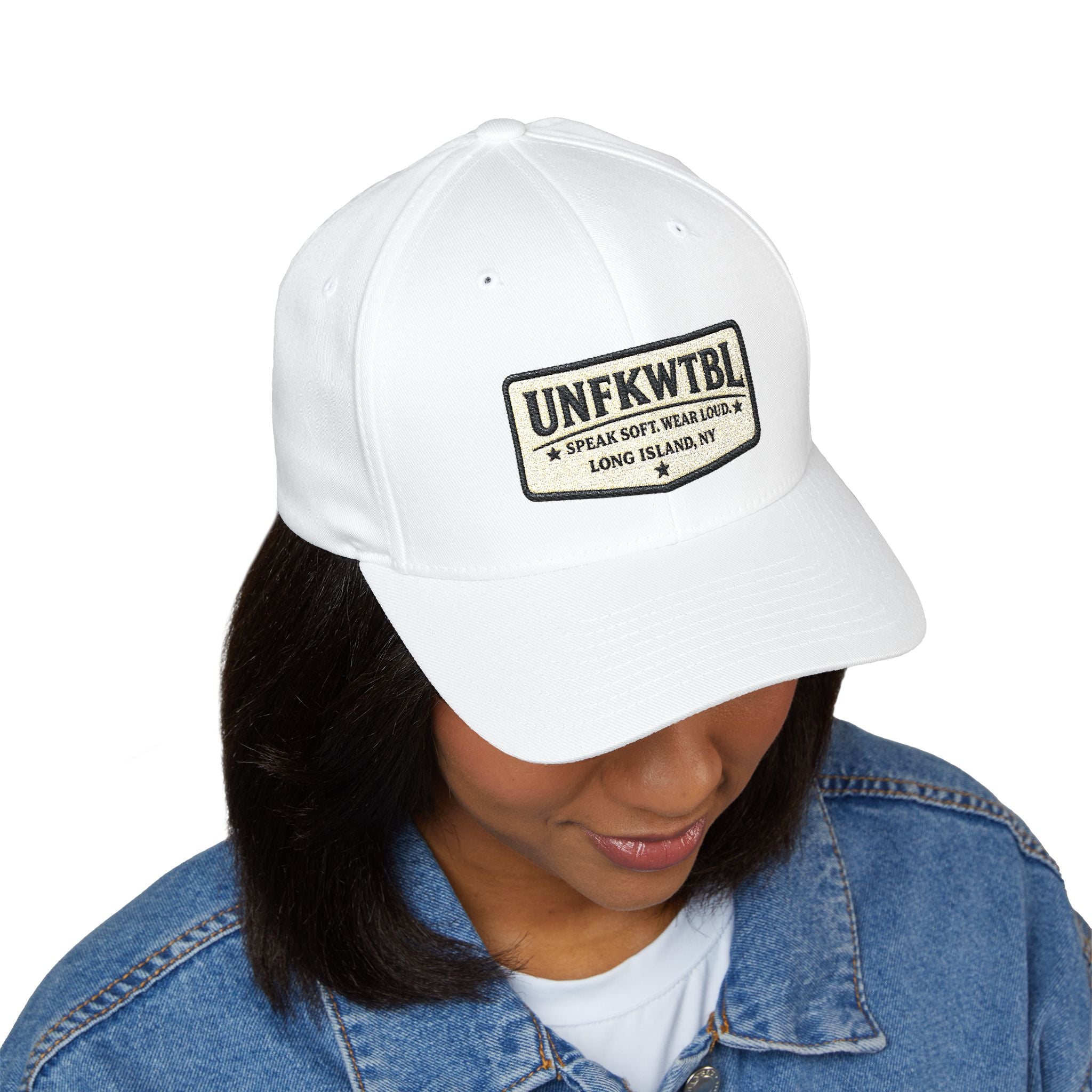Embroidered Patch Baseball Cap — UNFKWTBL Logo with Shamrock