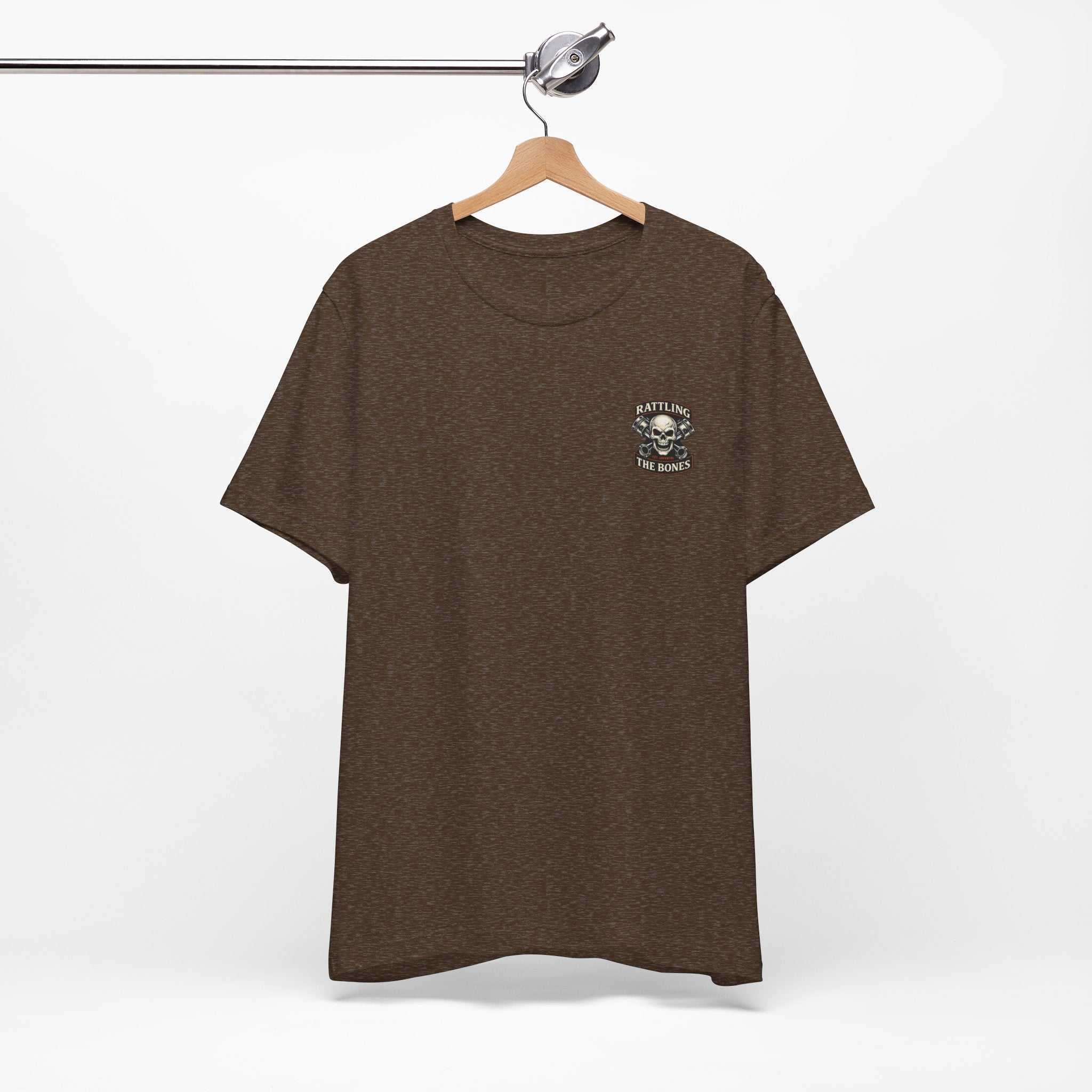 Motorcycle Skull Tee — "Loud Enough to Wake the Dead" Biker T-Shirt