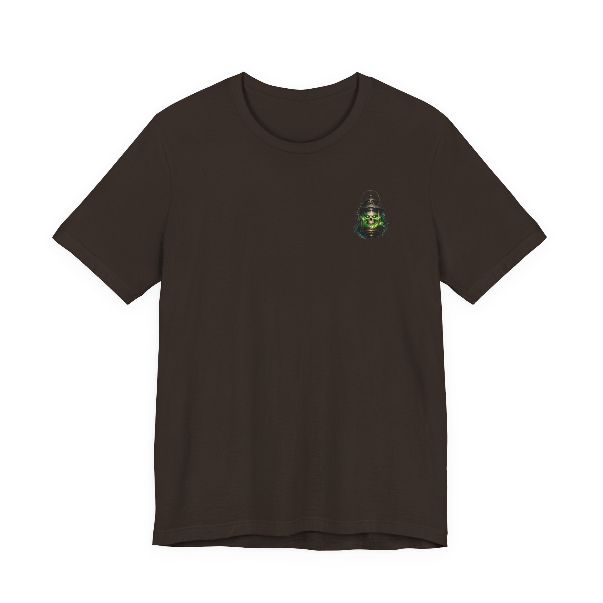 Grim Lantern Skull Tee — Gothic Horror Graphic T-Shirt