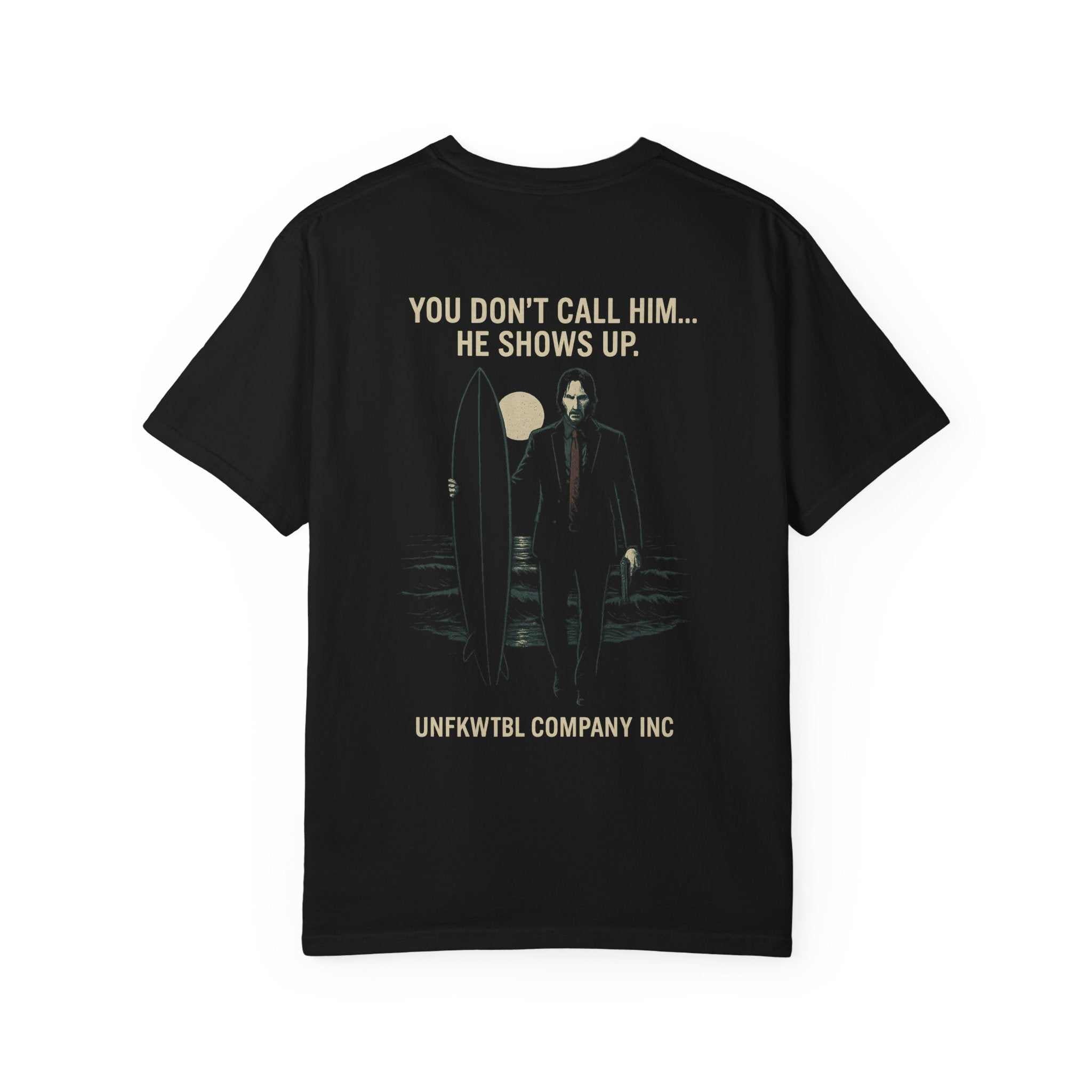 John Wick Unisex T-shirt in garment-dyed fabric with iconic movie-inspired graphic design