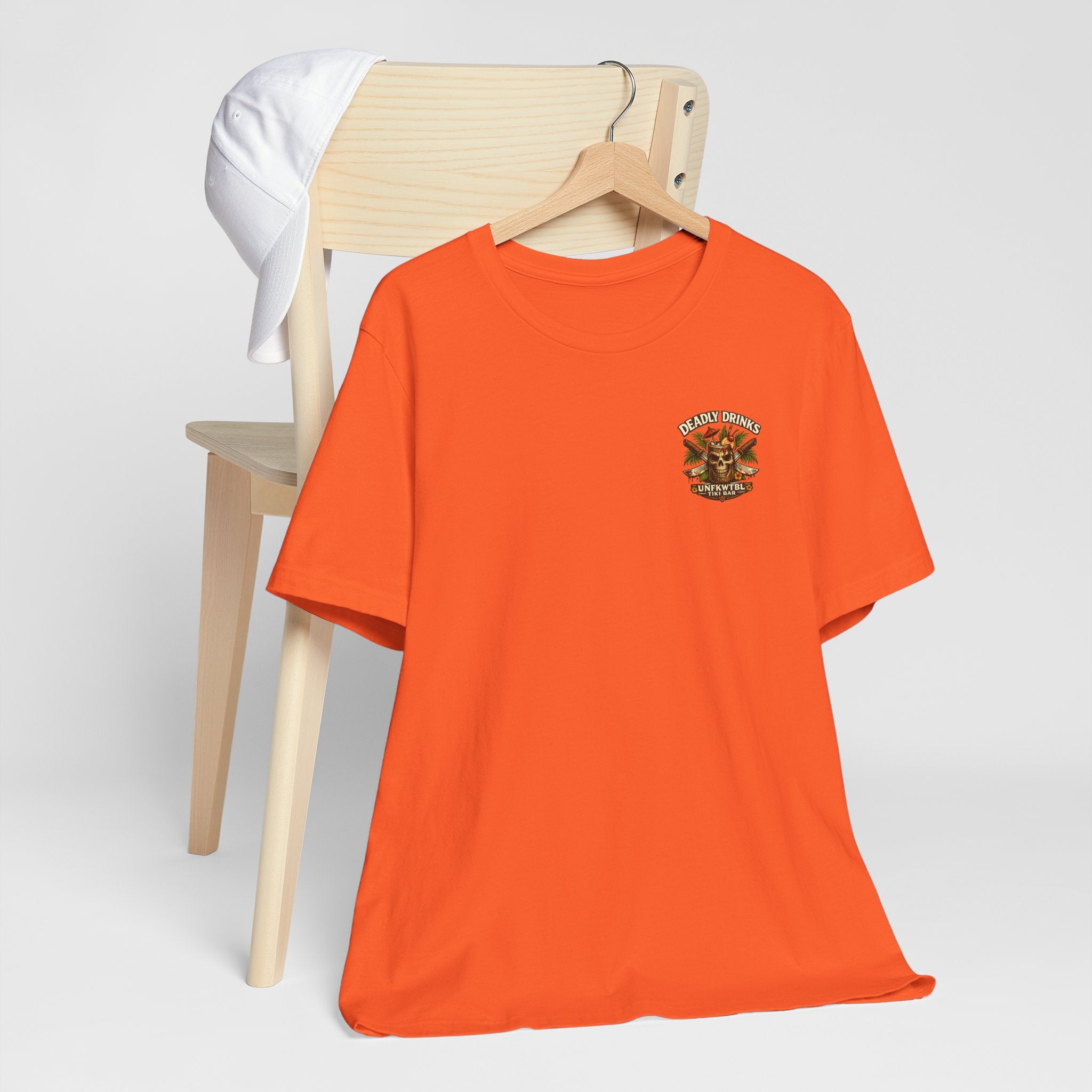 Creepy Clown Beach Tee — "Floating Under the Influence" Graphic T-Shirt