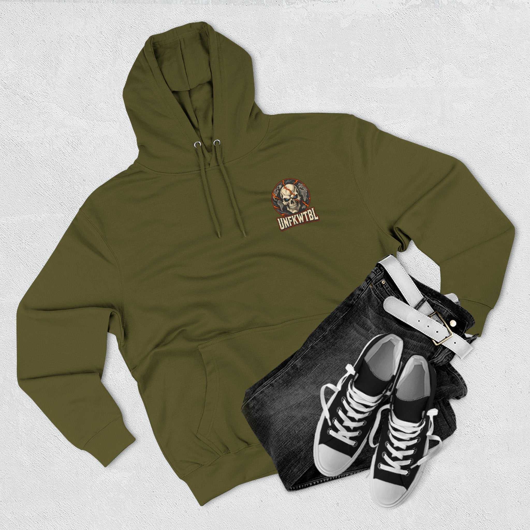 UNFKWTBL Stay Strong Skull Hoodie