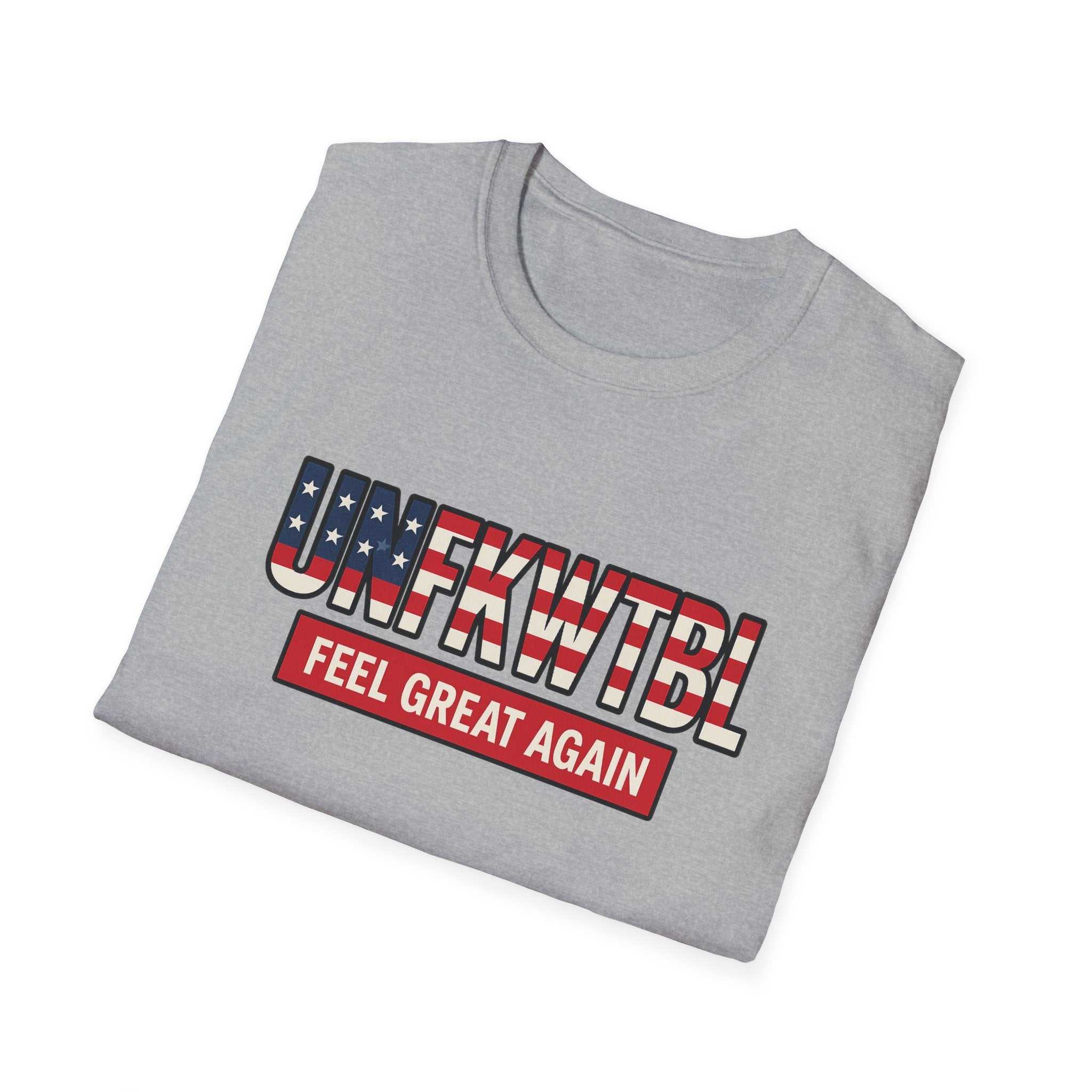 T-Shirt — "FEEL GREAT AGAIN" American Flag Graphic