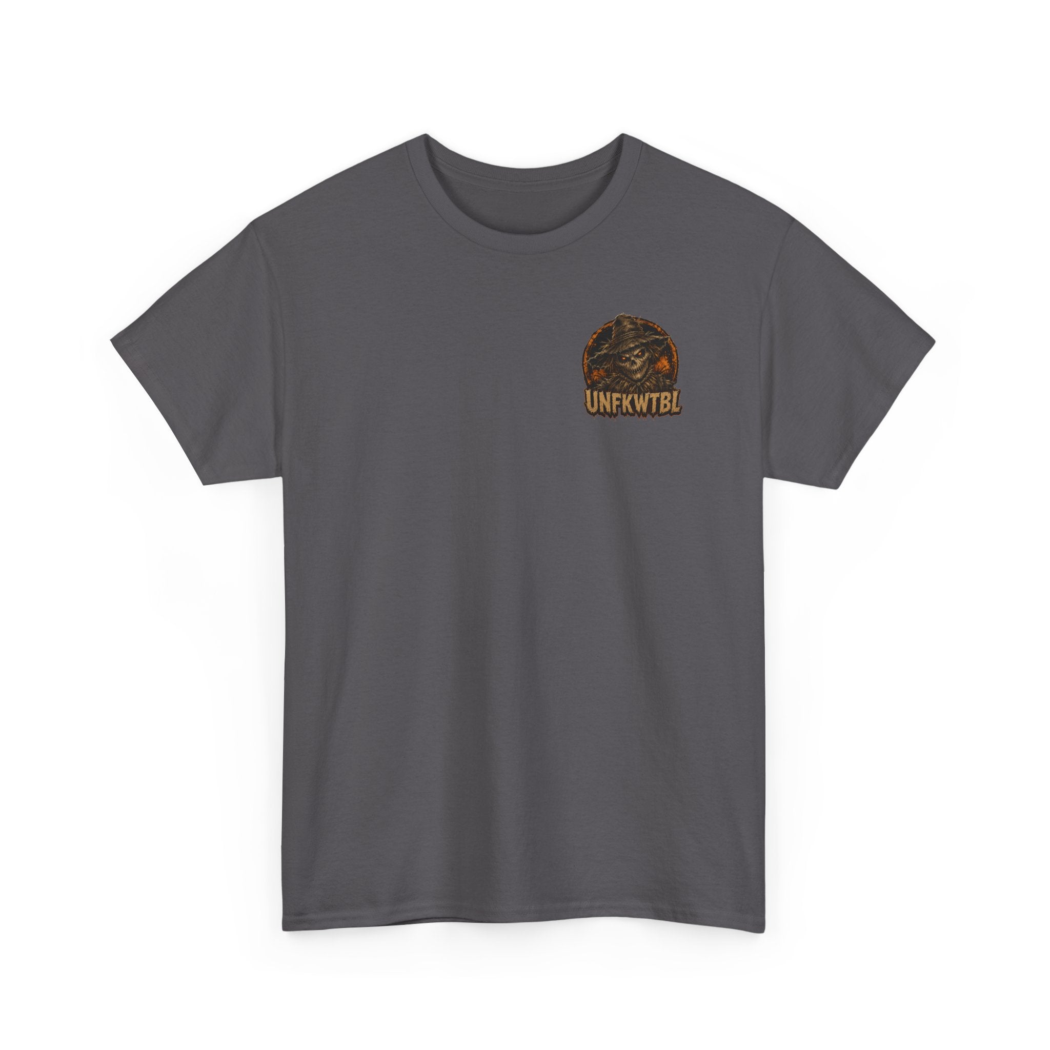 Horror Graphic Tee — "They’re Screaming" Scarecrow Design (UNFKWTBL)