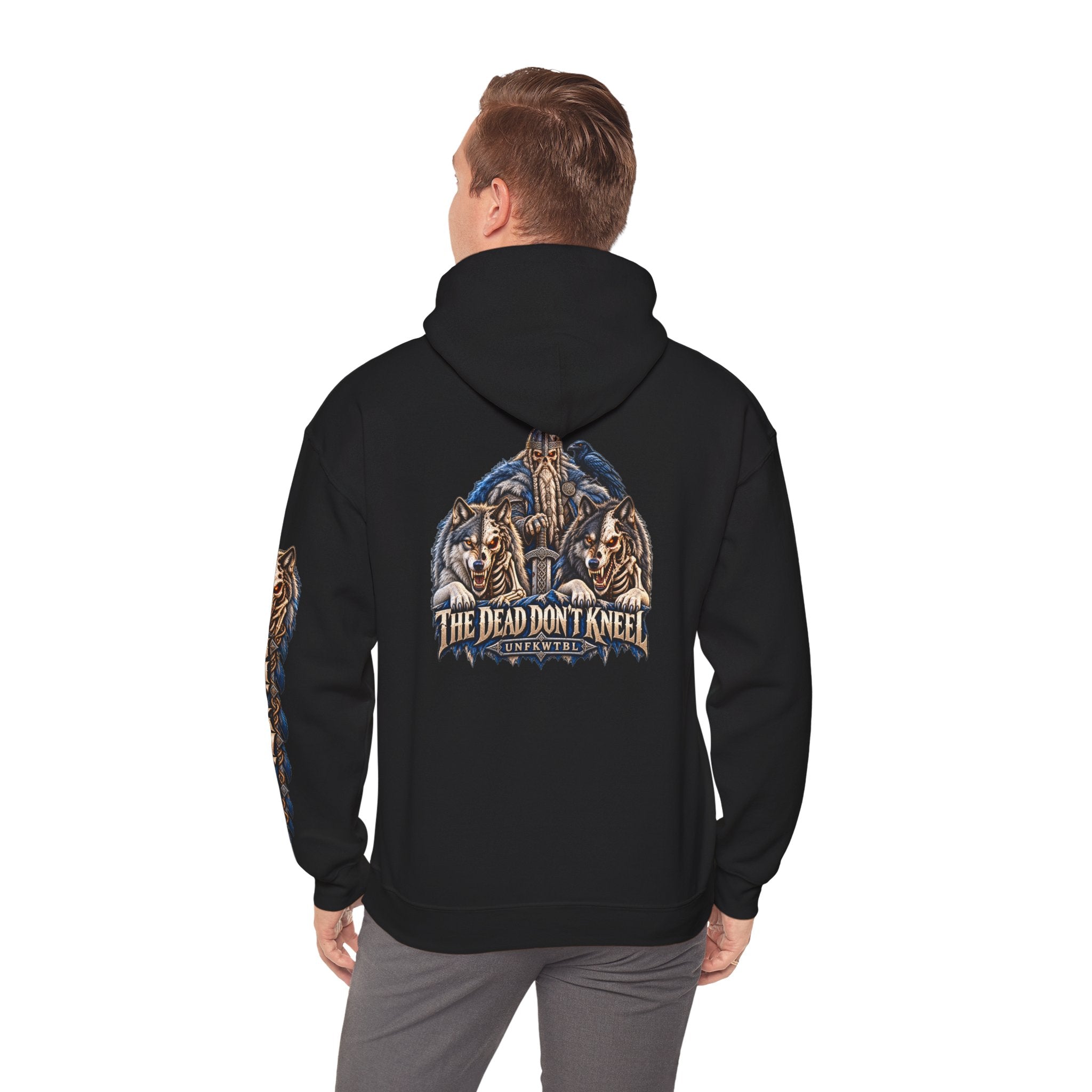 The Dead Don’t Kneel Wolf Hoodie | UNFKWTBL
