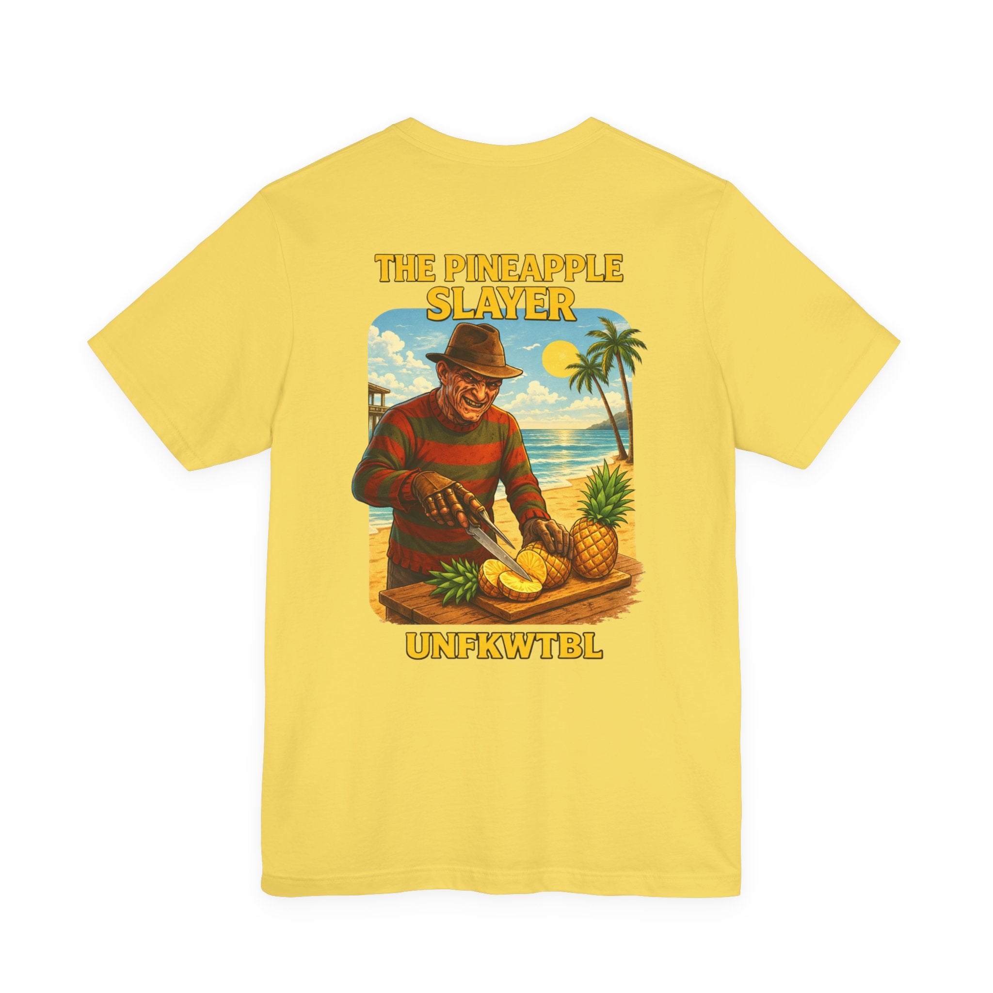 The Pineapple Slayer Tee — Graphic Horror Tropical T‑Shirt