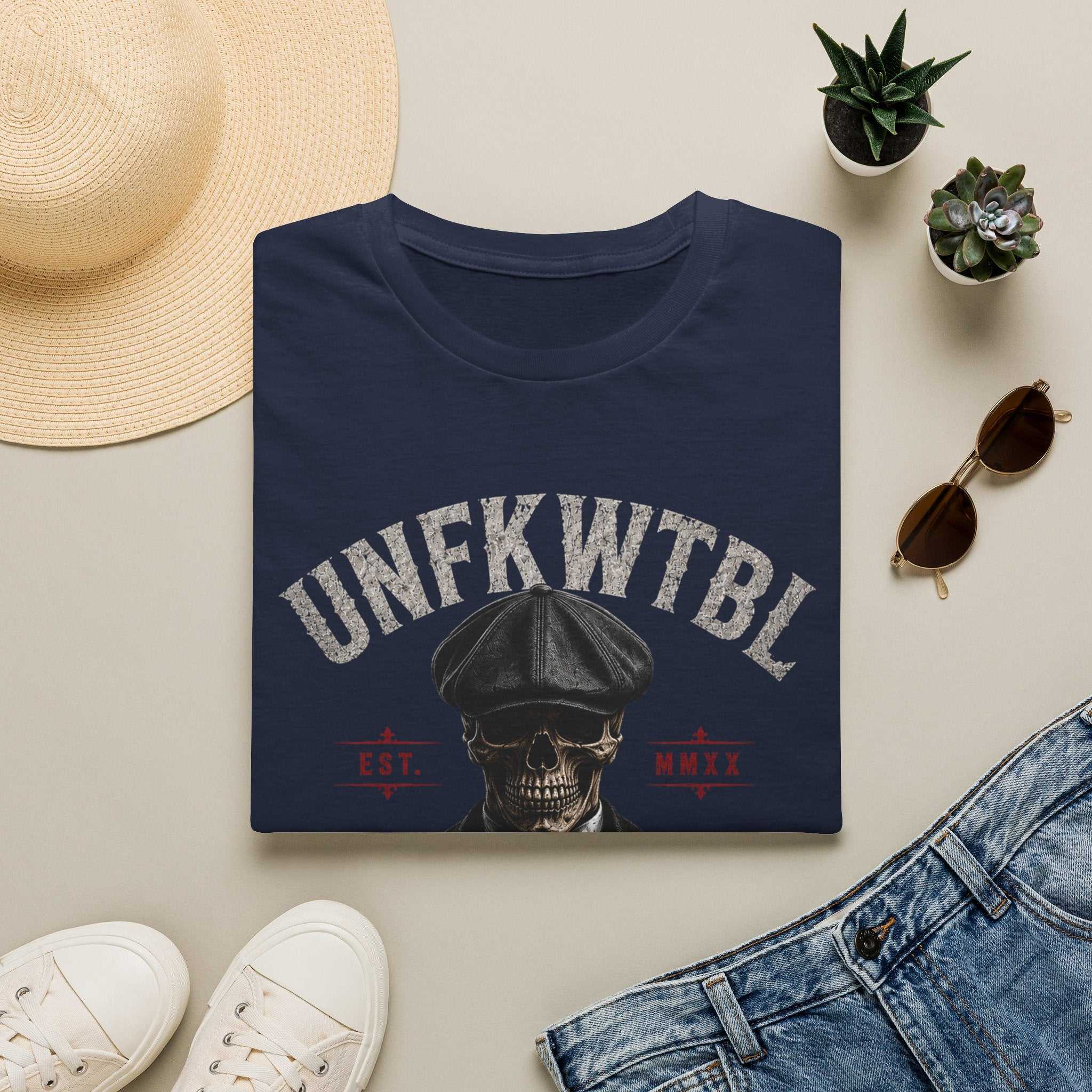 Skull Peaky Blinders T-Shirt — UNFKWTBL “Destroy Everything” Graphic Tee