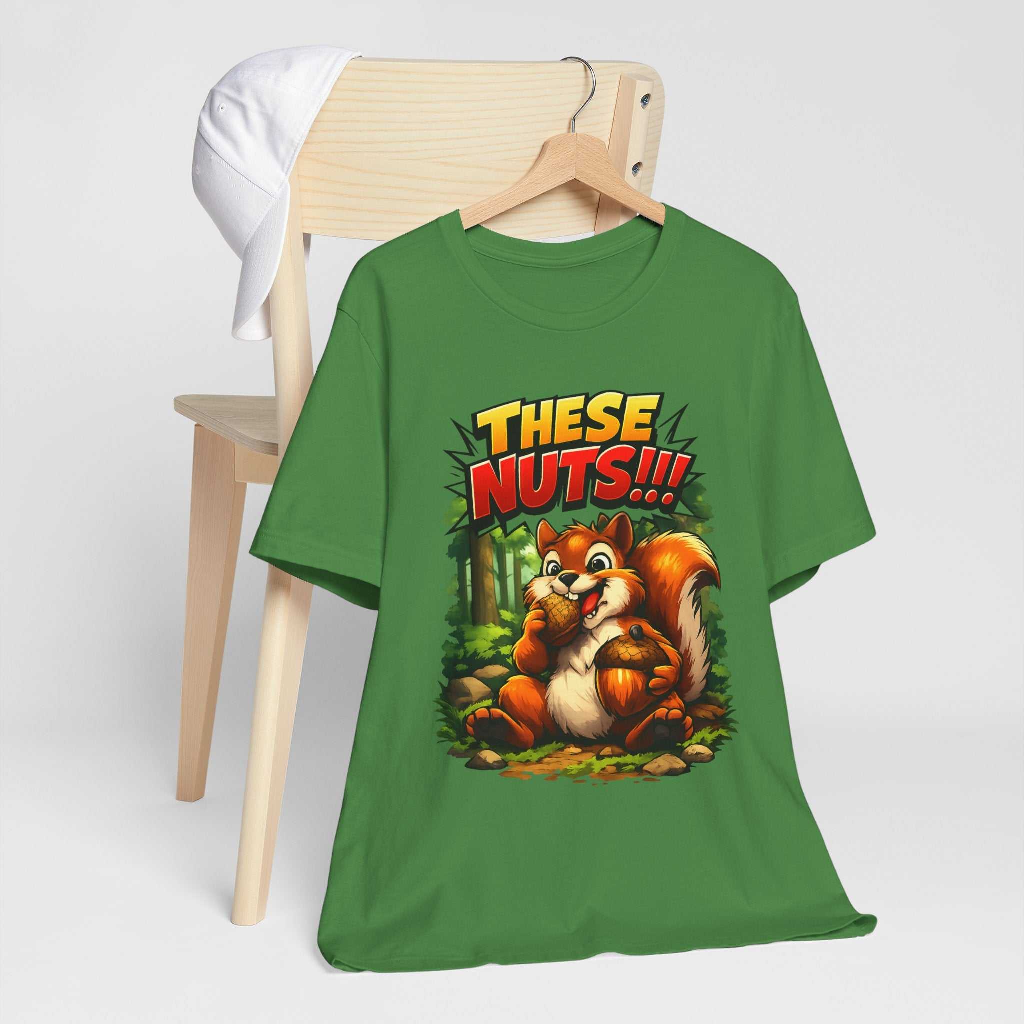 Graphic T-Shirt - Playful Squirrel Woodland Design for Casual Wear