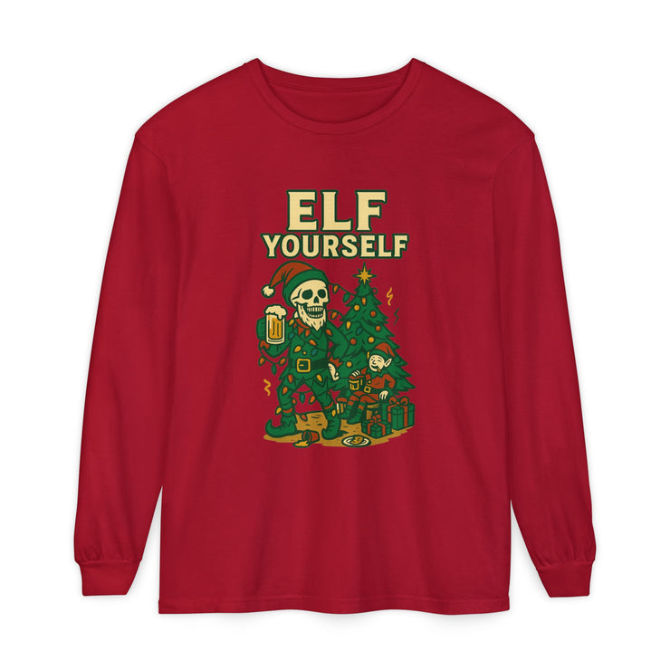 Elf Yourself Christmas Long Sleeve T-Shirt