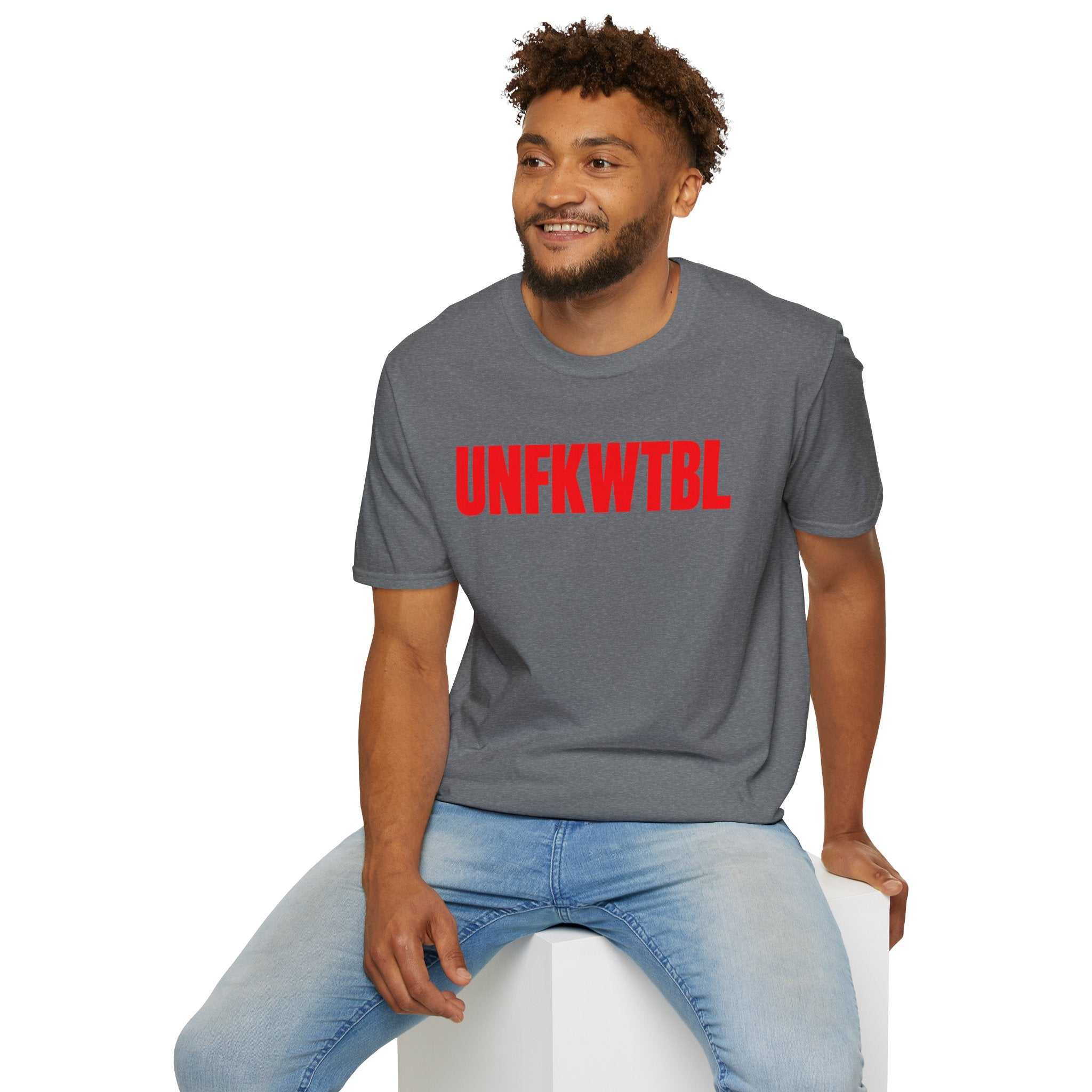 UNFKWTBL Graphic T-Shirt — Bold Red Statement Tee