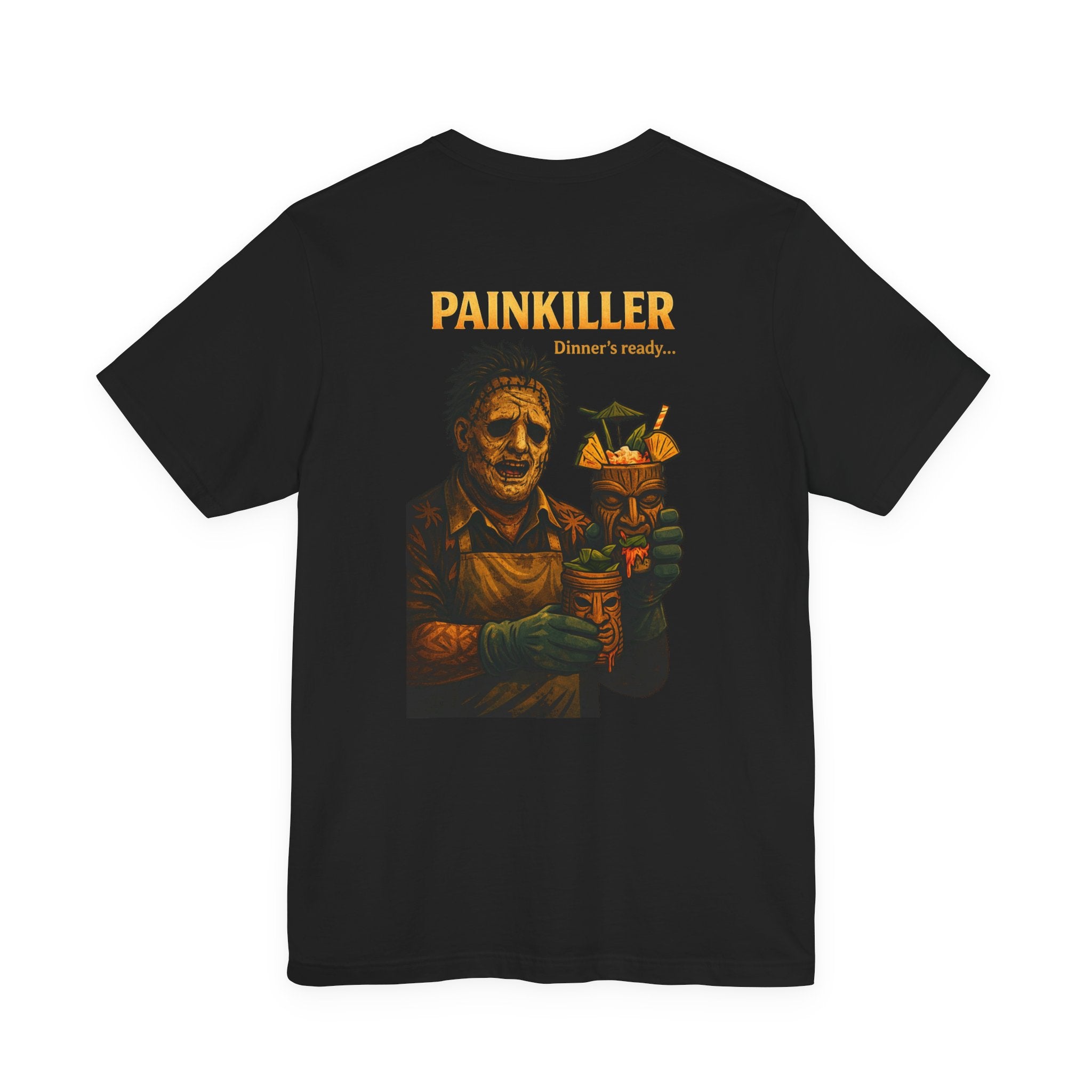 T‑Shirt — 'PAINKILLER' Retro Horror Chef Graphic Tee