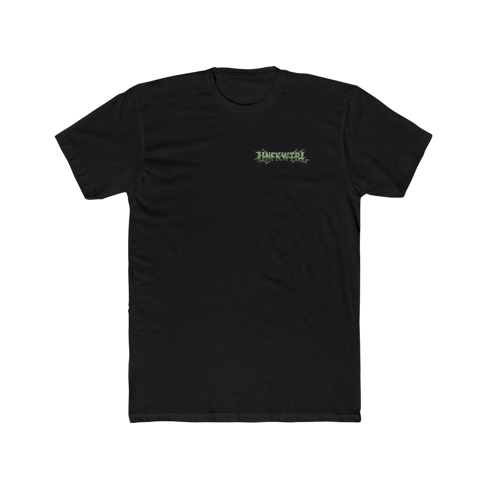 Unfkwtble Neon Skull Tee — Gothic Skull Graphic T-Shirt